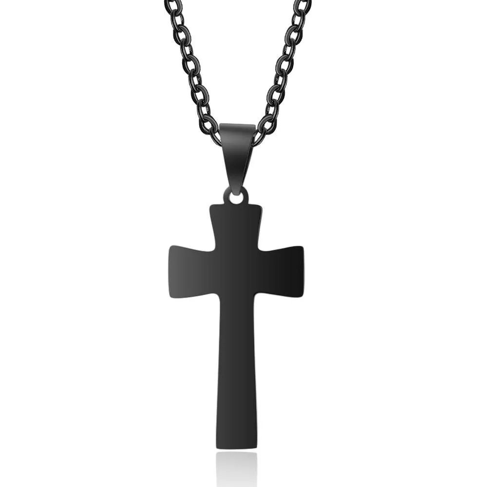 Basketball Pattern Cross Shape Personalized Pendant Necklace