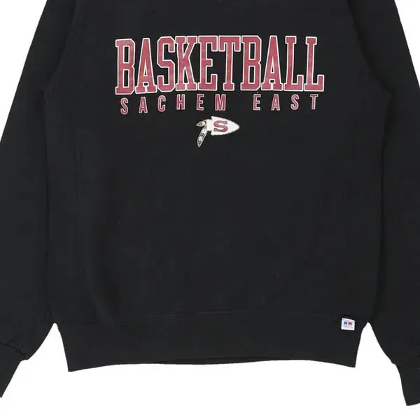 Basketball Sachem Easr Russell Athletic Sweatshirt - Small Black Cotton Blend