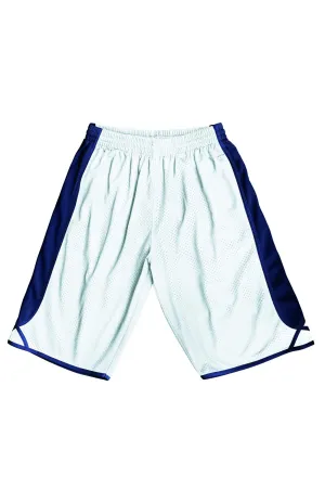 Basketball Shorts - White/Navy