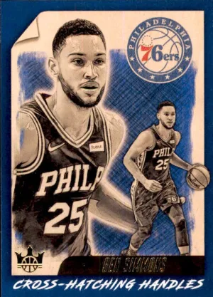 Ben Simmons, Cross-Matching Handles, 2019-20 Panini Court Kings Basketball NBA