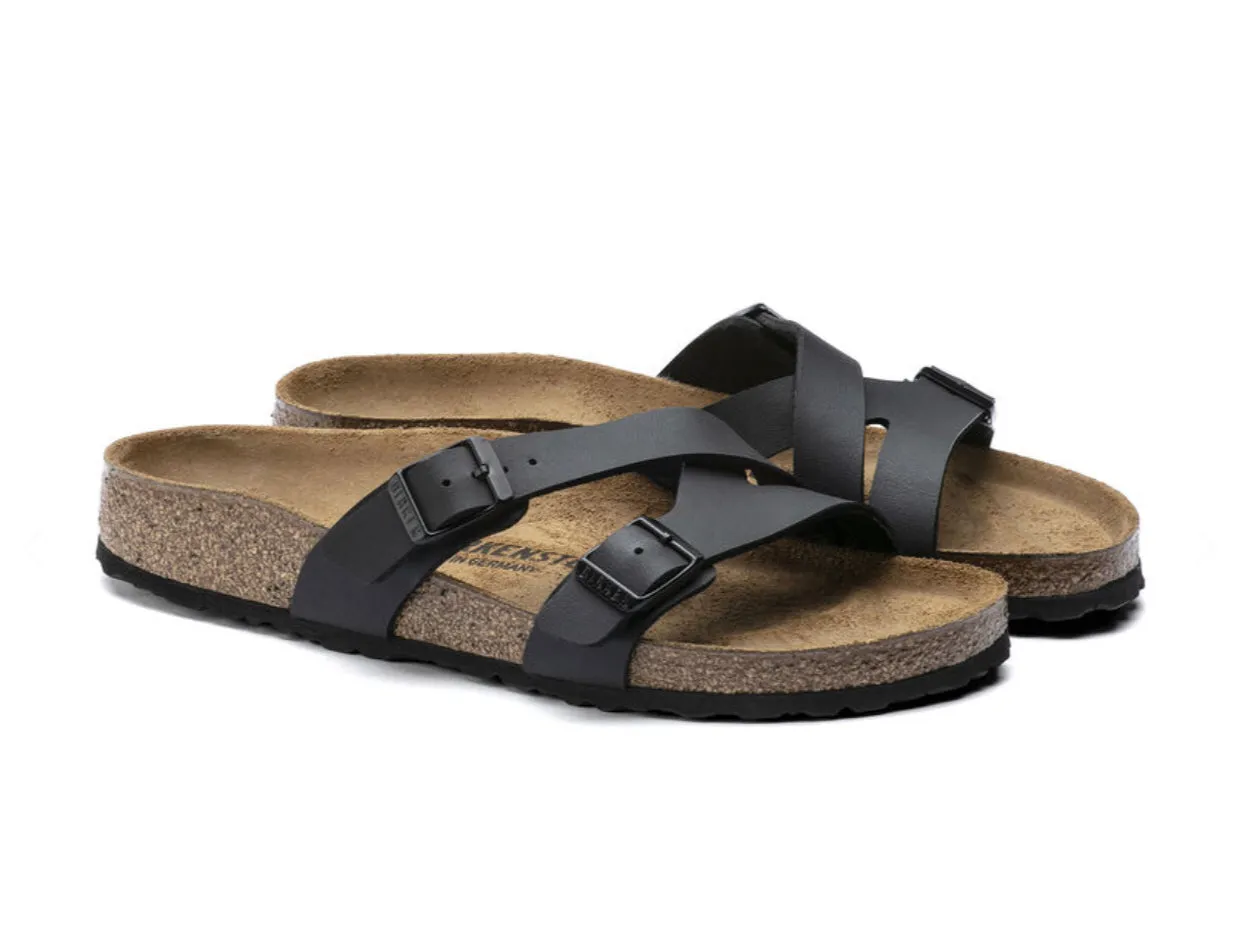 Birkenstock Yao Balance Black Birko-Flor Made In Germany