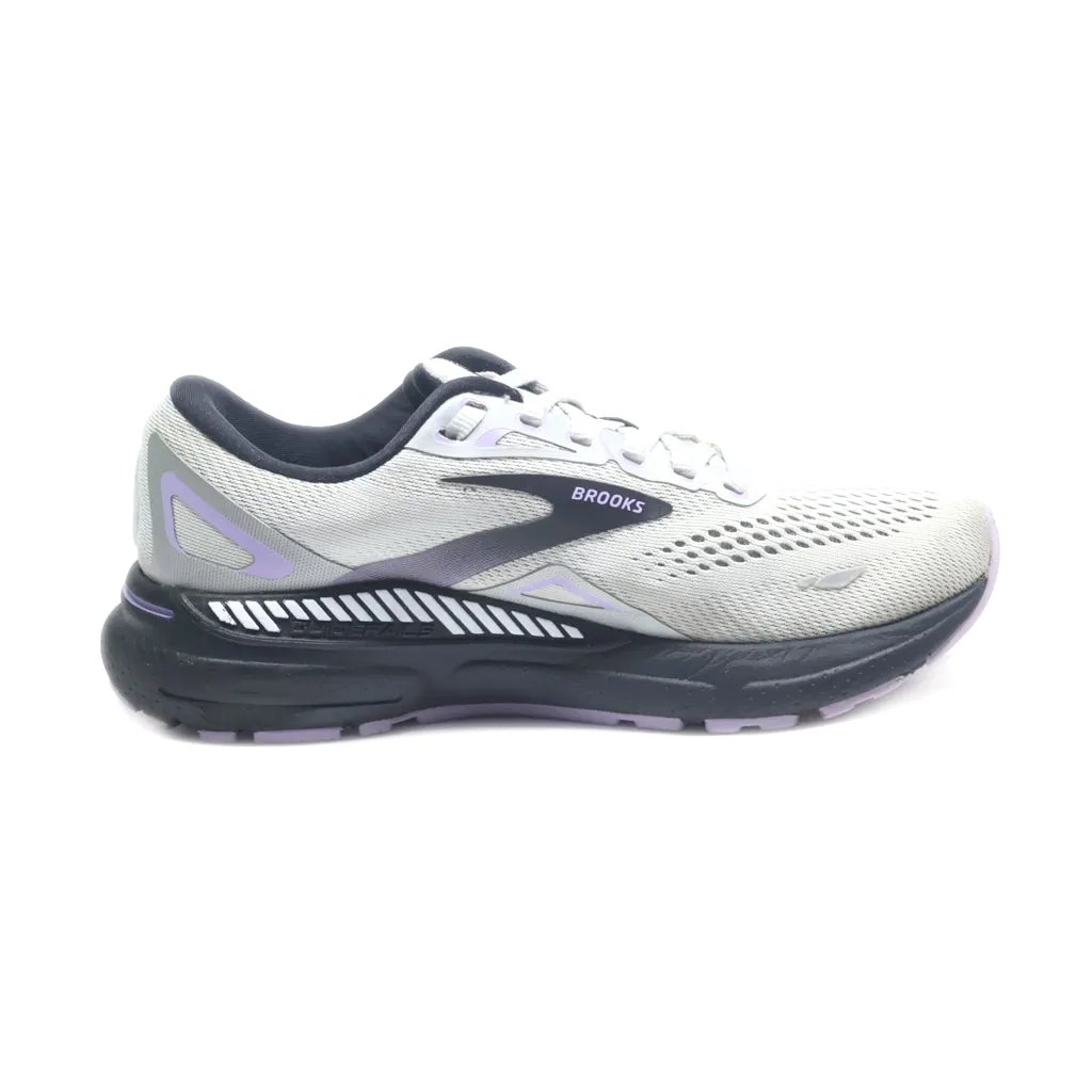 Brooks Adrenaline Gts 23 Sport Shoes Fabric Grey Colour For Women