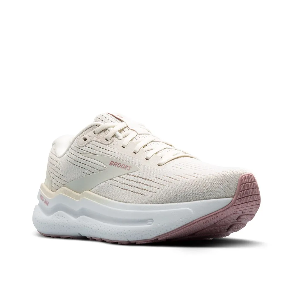 Brooks Ghost Max 2 (Womens) - Coconut Milk/Gray/Zephyr