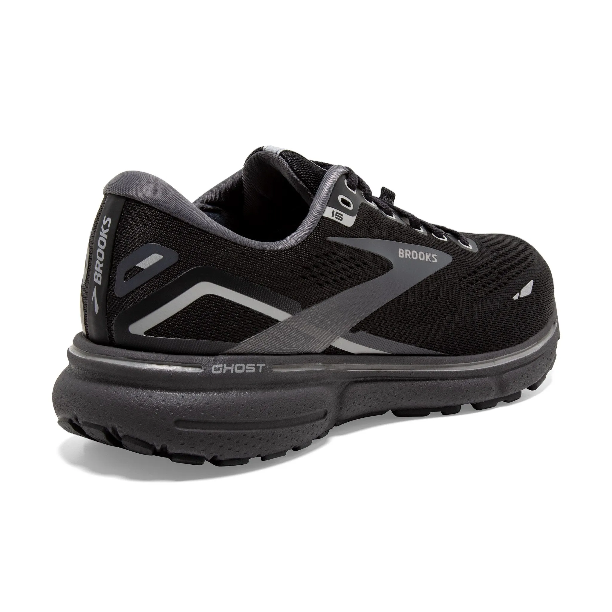 Brooks Men's Ghost 15 GORE-TEX Running Shoes Black / Blackened Pearl / Alloy