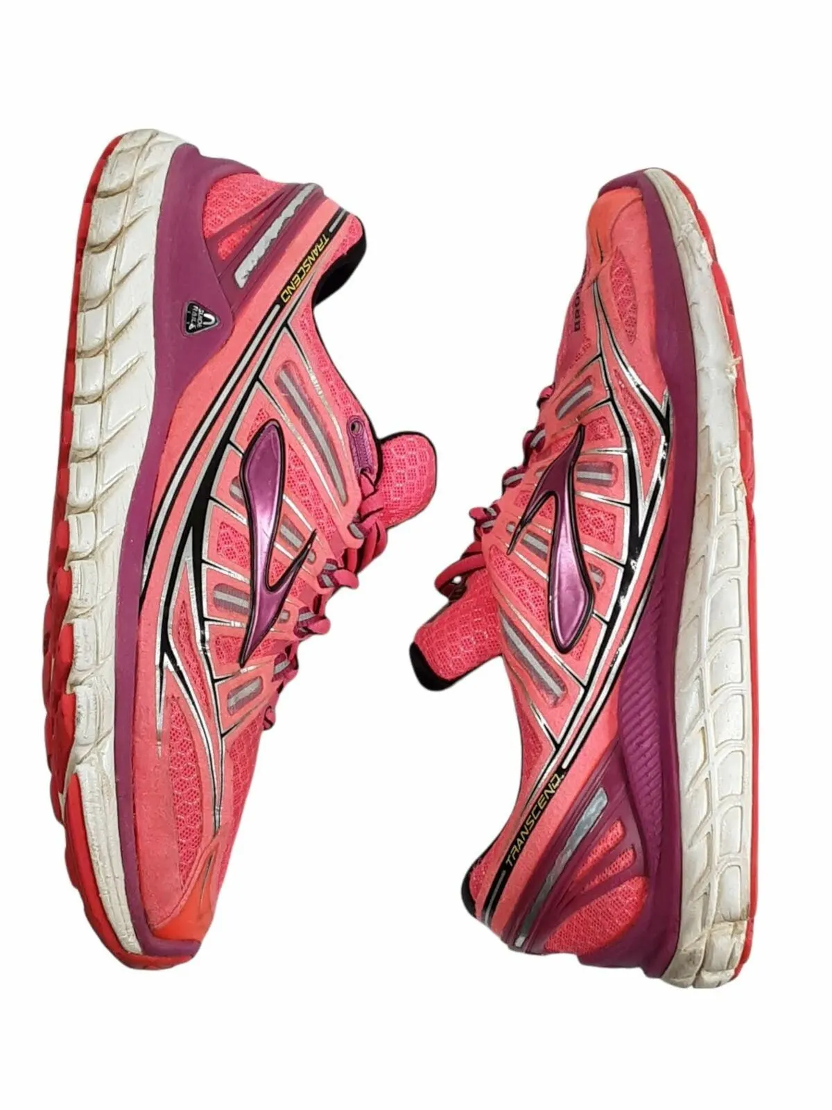 Brooks Transcend 7 Pink Running Shoes Women's (Size: 8) 1201501B878