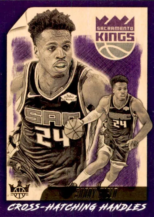 Buddy Hield, Cross-Matching Handles, 2019-20 Panini Court Kings Basketball NBA