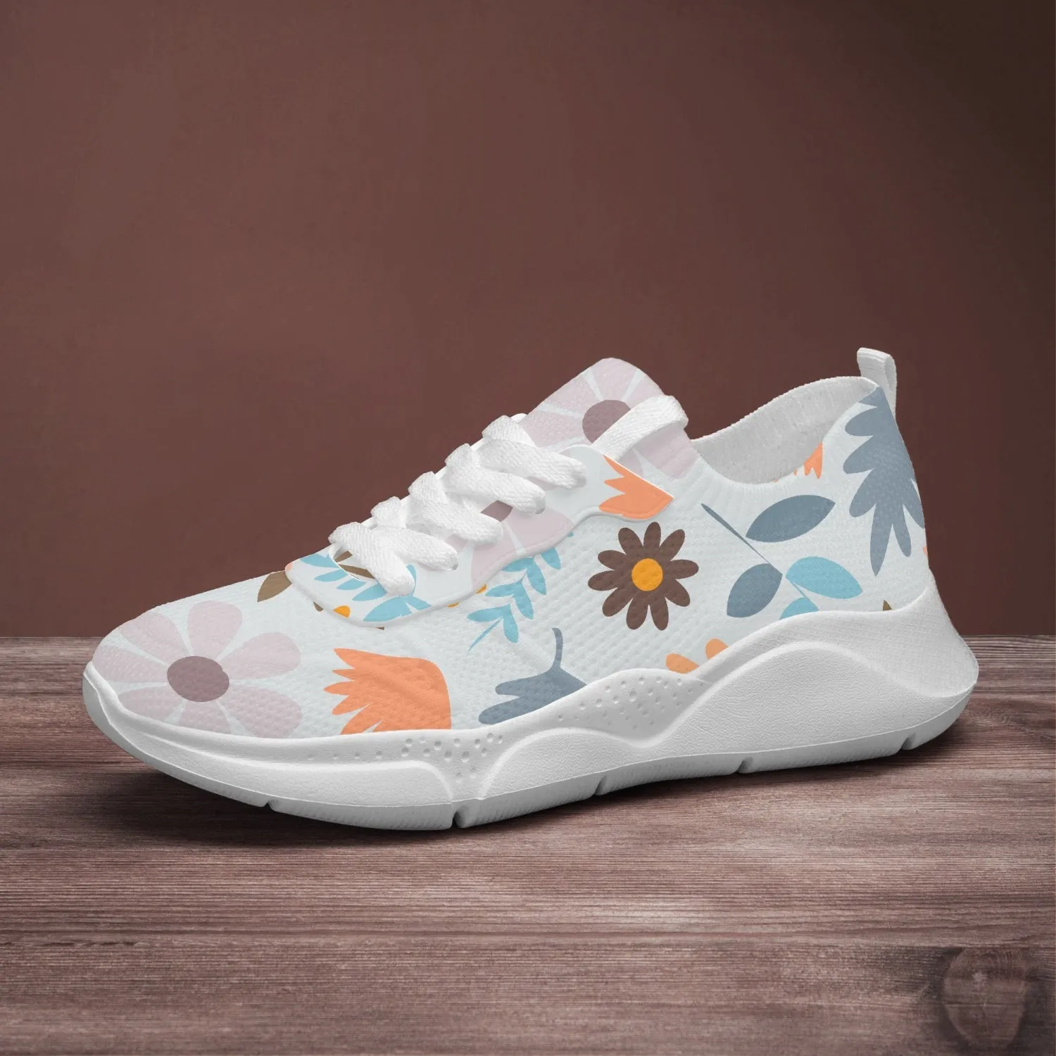 Chaussures de course pour femme "Motif floral"(612)