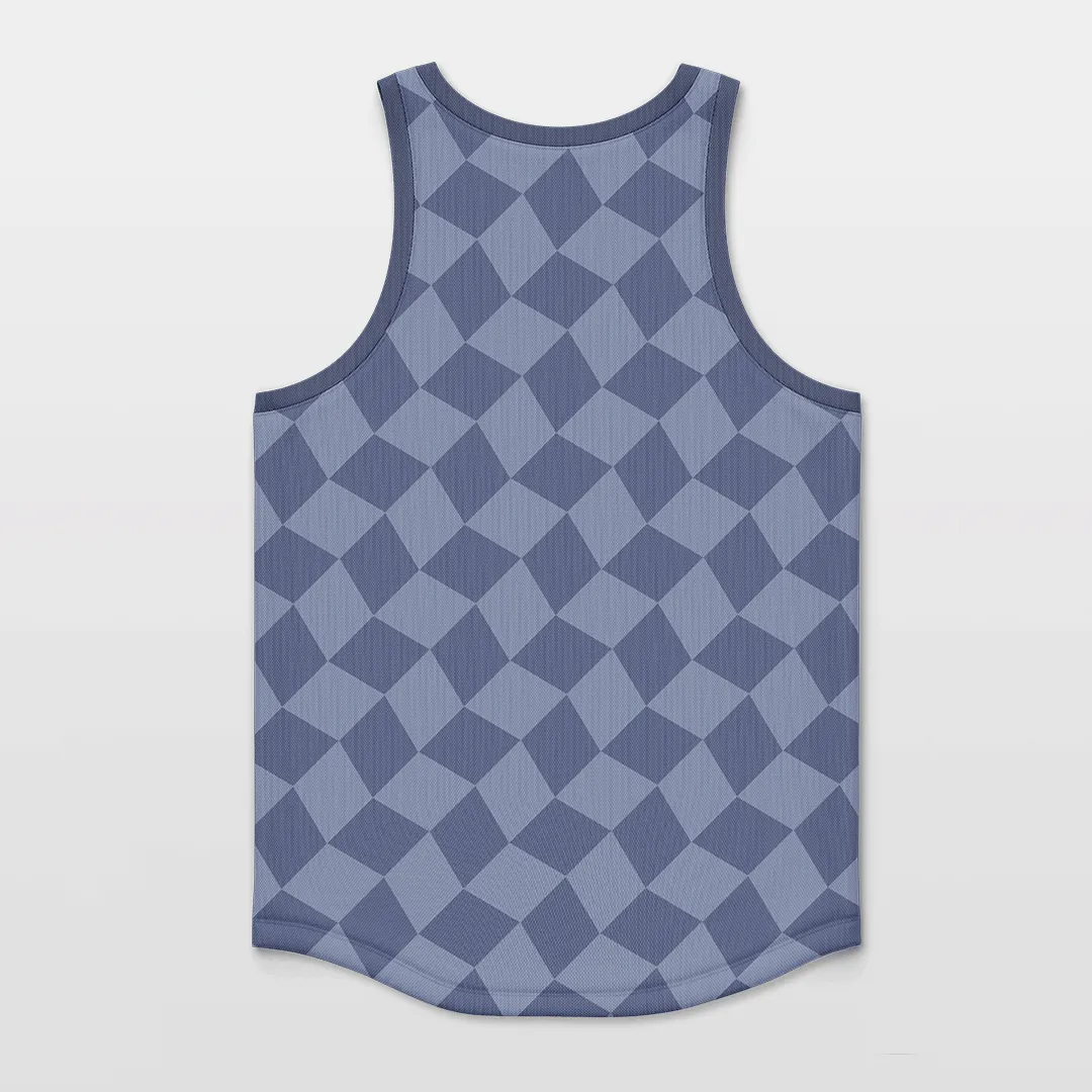 Checkerboard - Customized Basketball Jersey Top