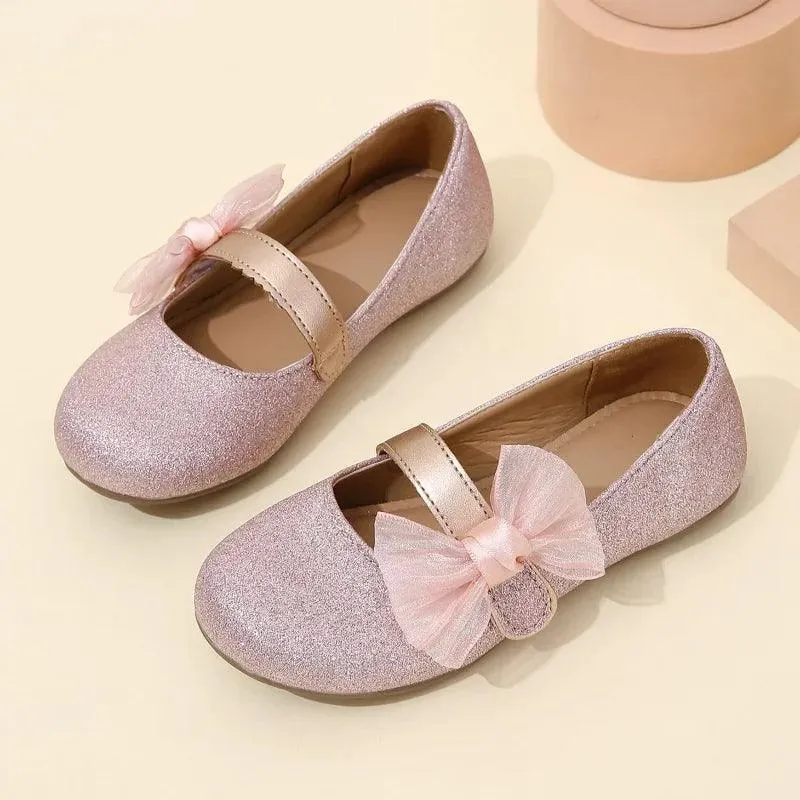 Children's Casual Shoes - Bow Shine Soft Flat - TSS311