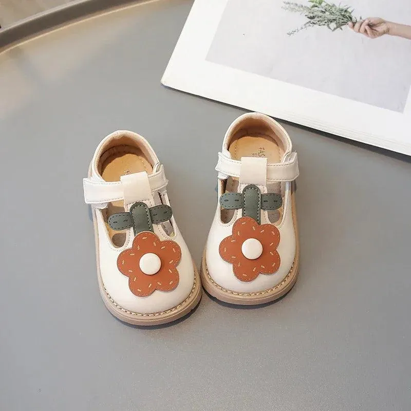 Children's Casual Shoes - Sweet Flower Hollow-out - TSS261