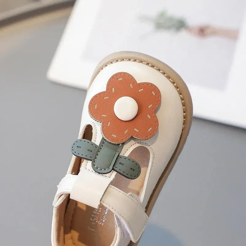 Children's Casual Shoes - Sweet Flower Hollow-out - TSS261