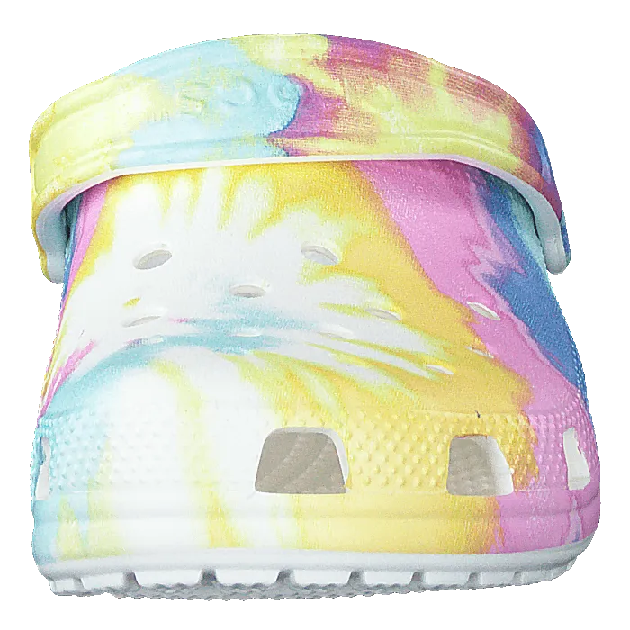 Classic Tiedye Graphic Clog K White/multi