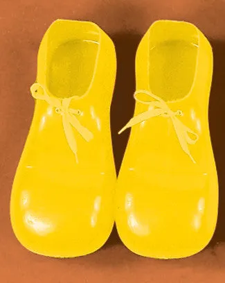 Clown Shoes Yellow 12In  Costume Accessories