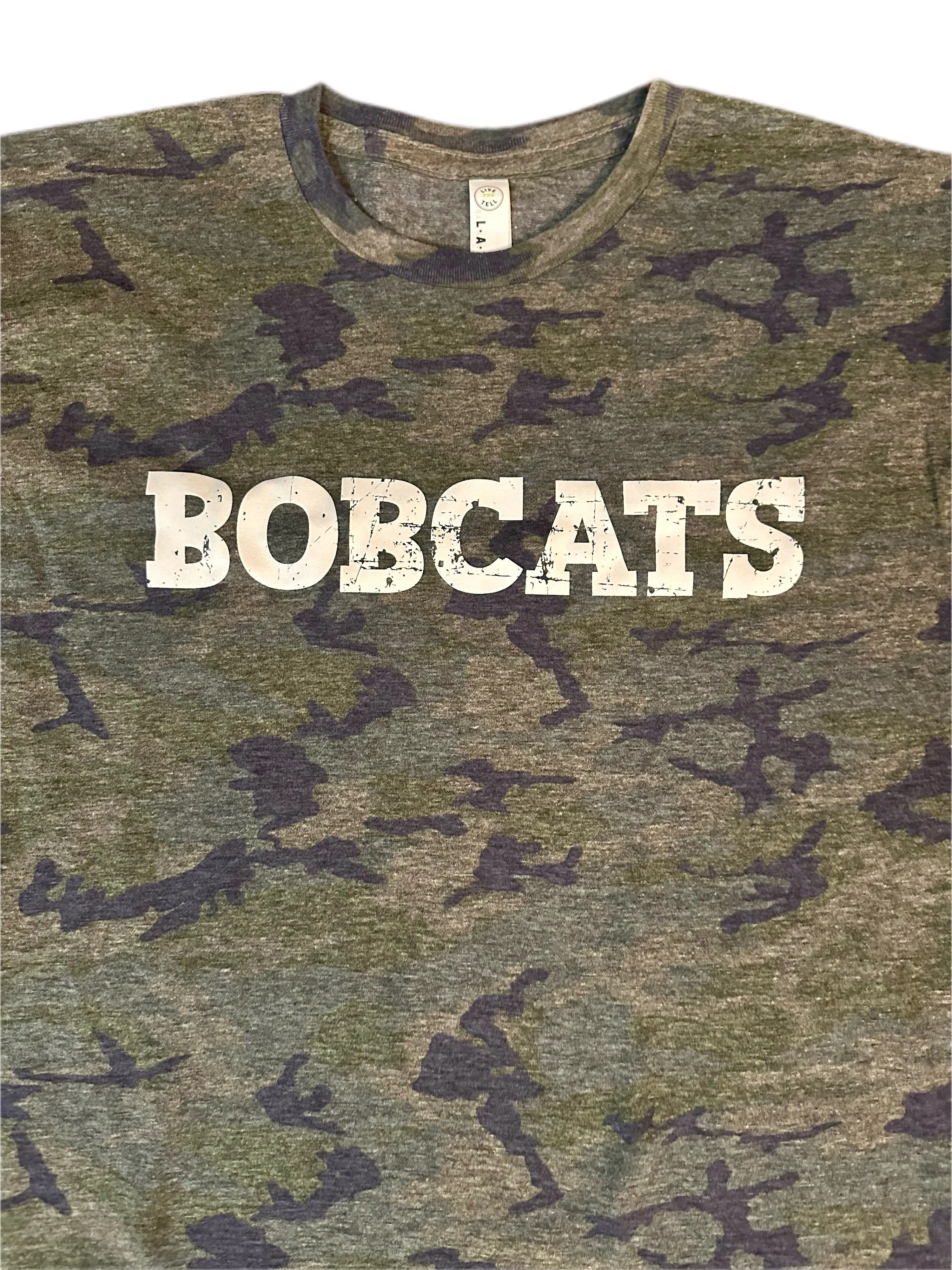 Collegiate Camo Bobcats Tee