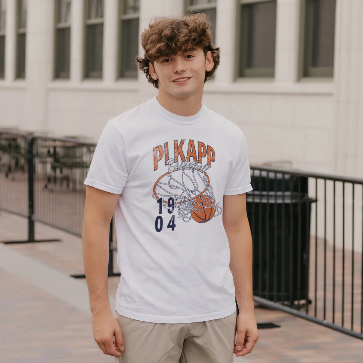 Comfort Colors Retro Basketball Short Sleeve Tee