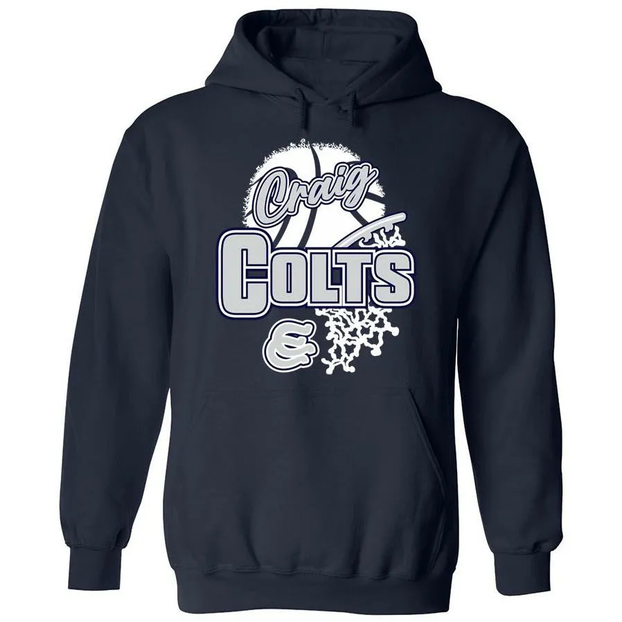 Craig Colts - Basketball Hoodie