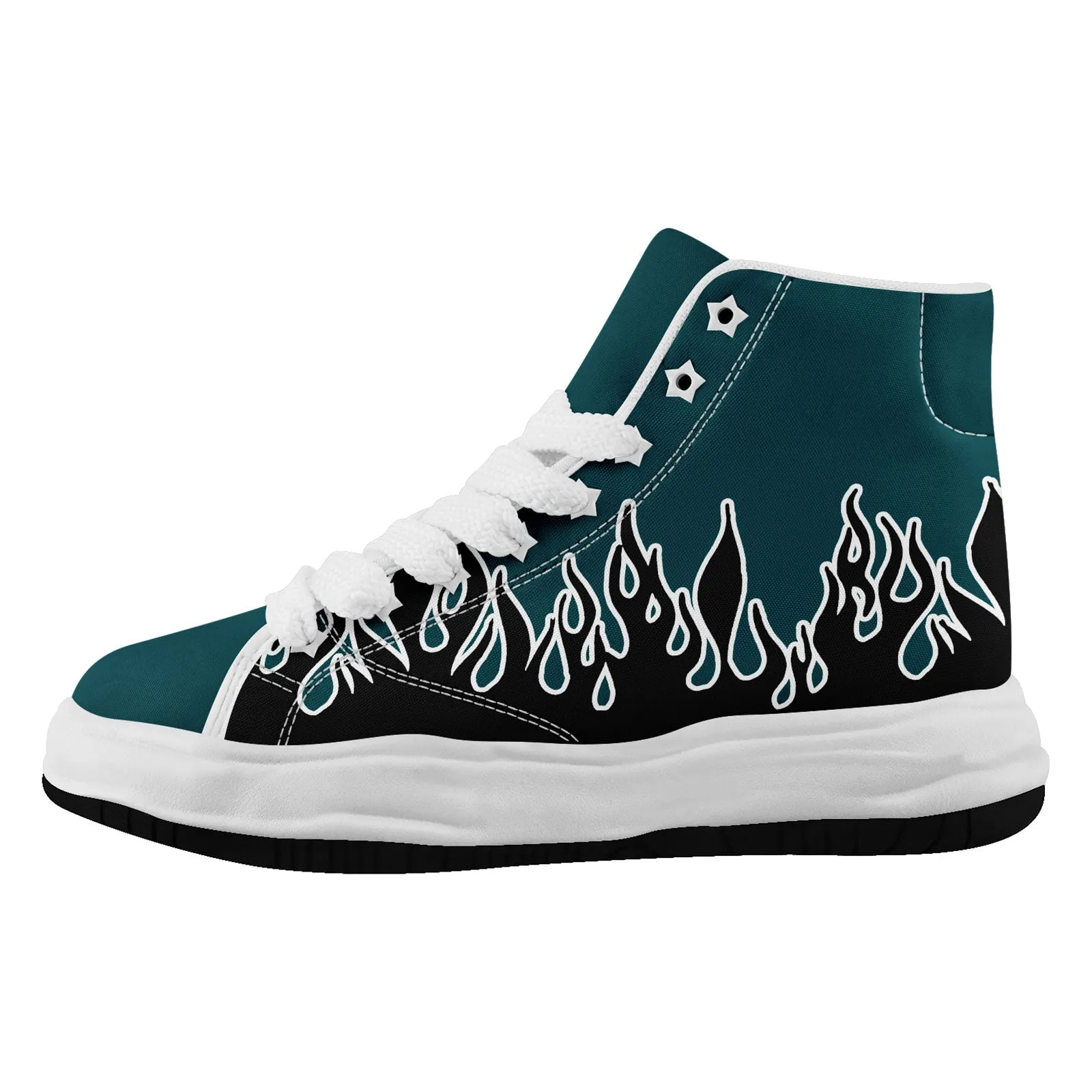 Custom Black Green Philadelphia Firesoul Shoes Personalized Sneaker FN039-D020272-23