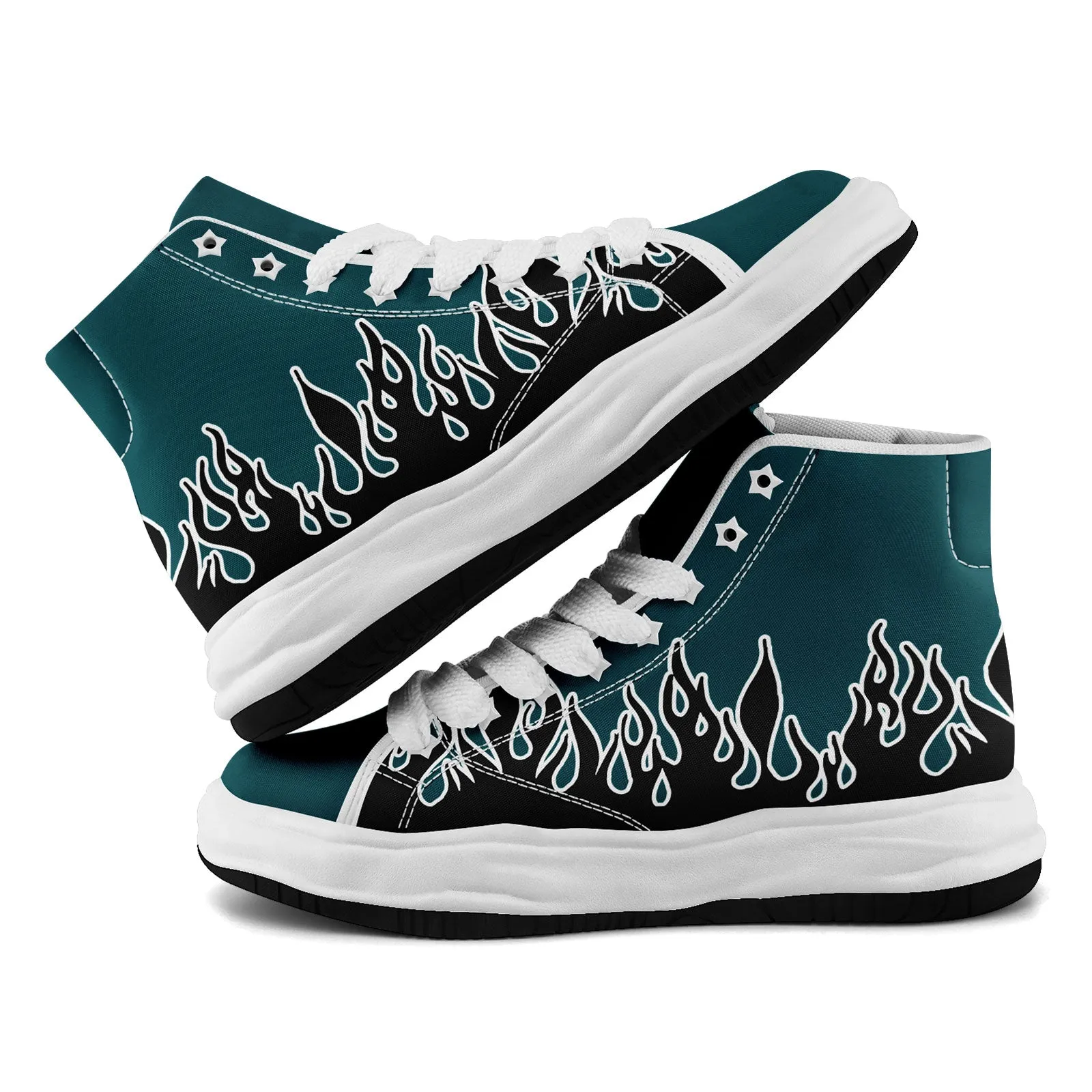 Custom Black Green Philadelphia Firesoul Shoes Personalized Sneaker FN039-D020272-23