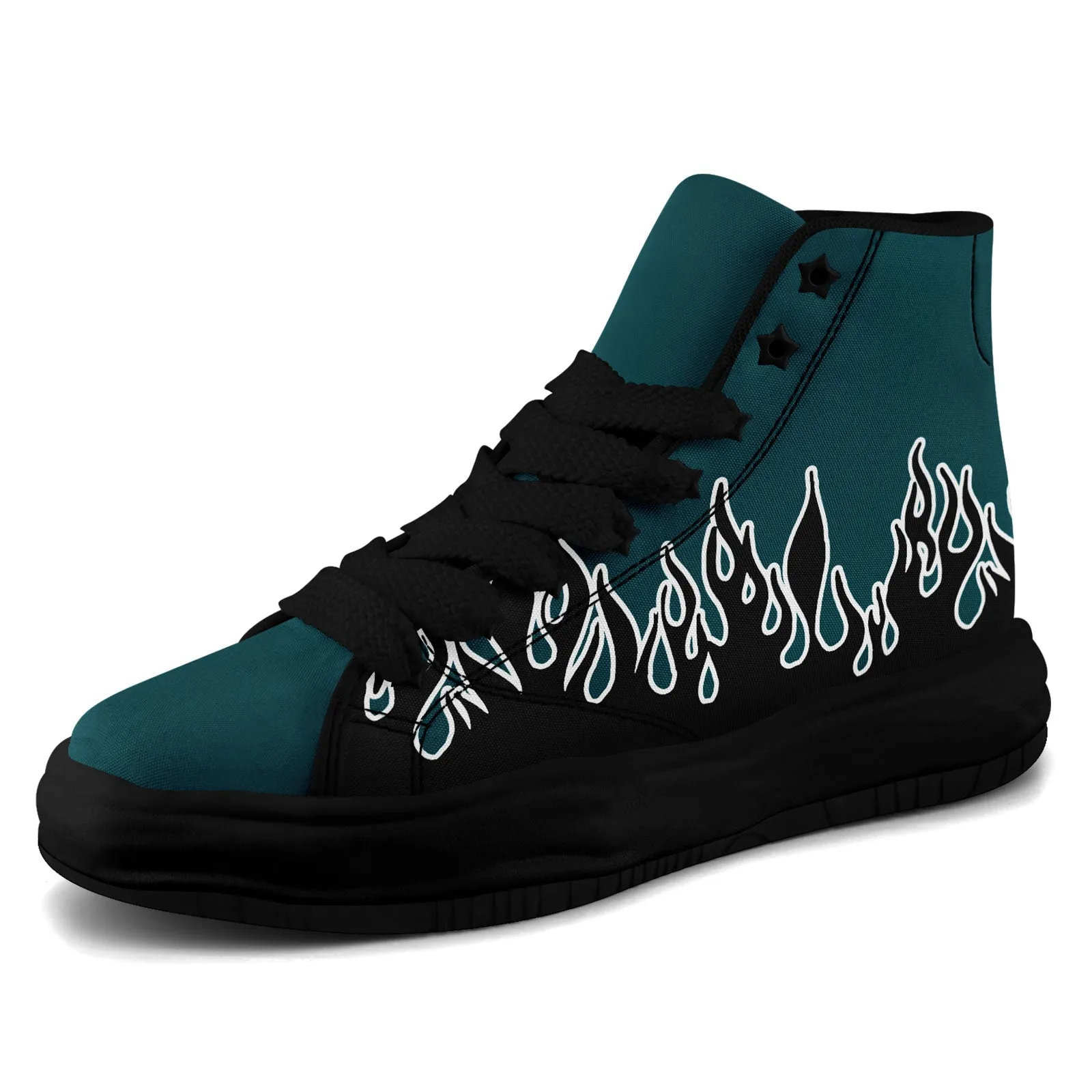 Custom Black Green Philadelphia Firesoul Shoes Personalized Sneaker FN039-D020272-23