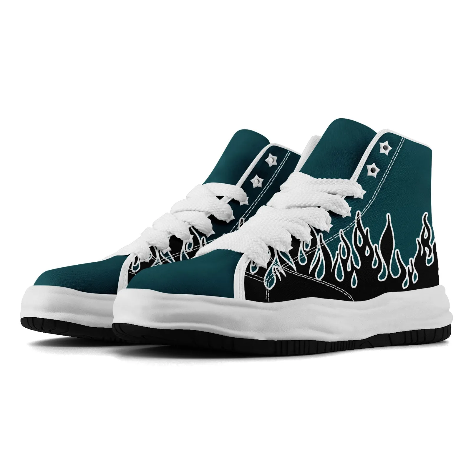 Custom Black Green Philadelphia Firesoul Shoes Personalized Sneaker FN039-D020272-23