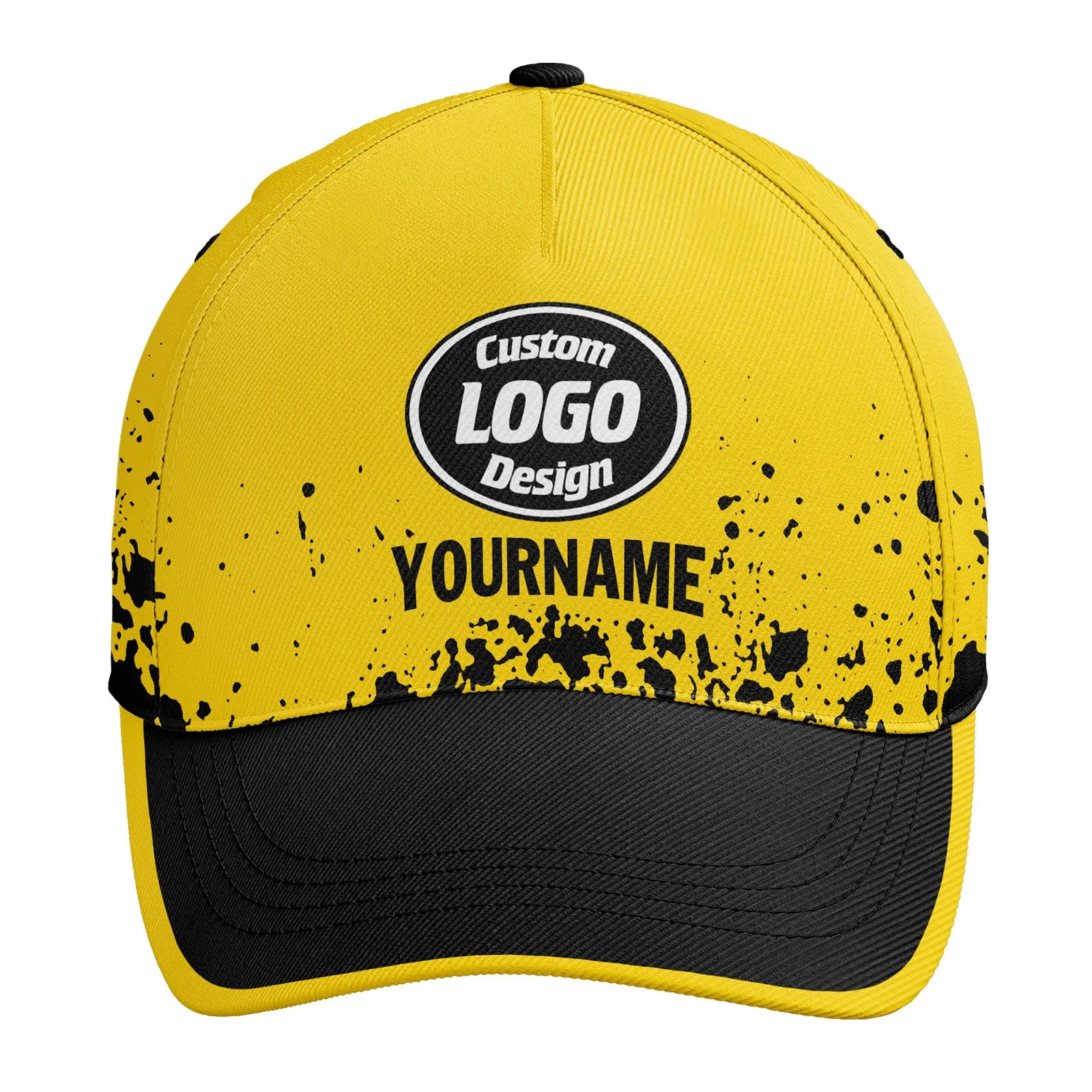 Custom Black Yellow Jersey MaxSoul Shoes and Hat Combo Offer Personalized Combo ZH-D020234-7