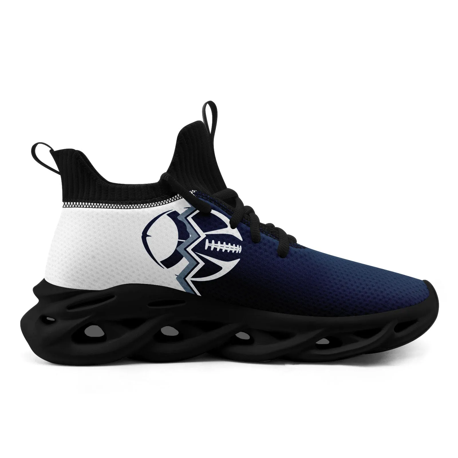 Custom Deep Blue White Texas MaxSoul Shoes and Hat Combo Offer Personalized Combo ZH-D028017-5