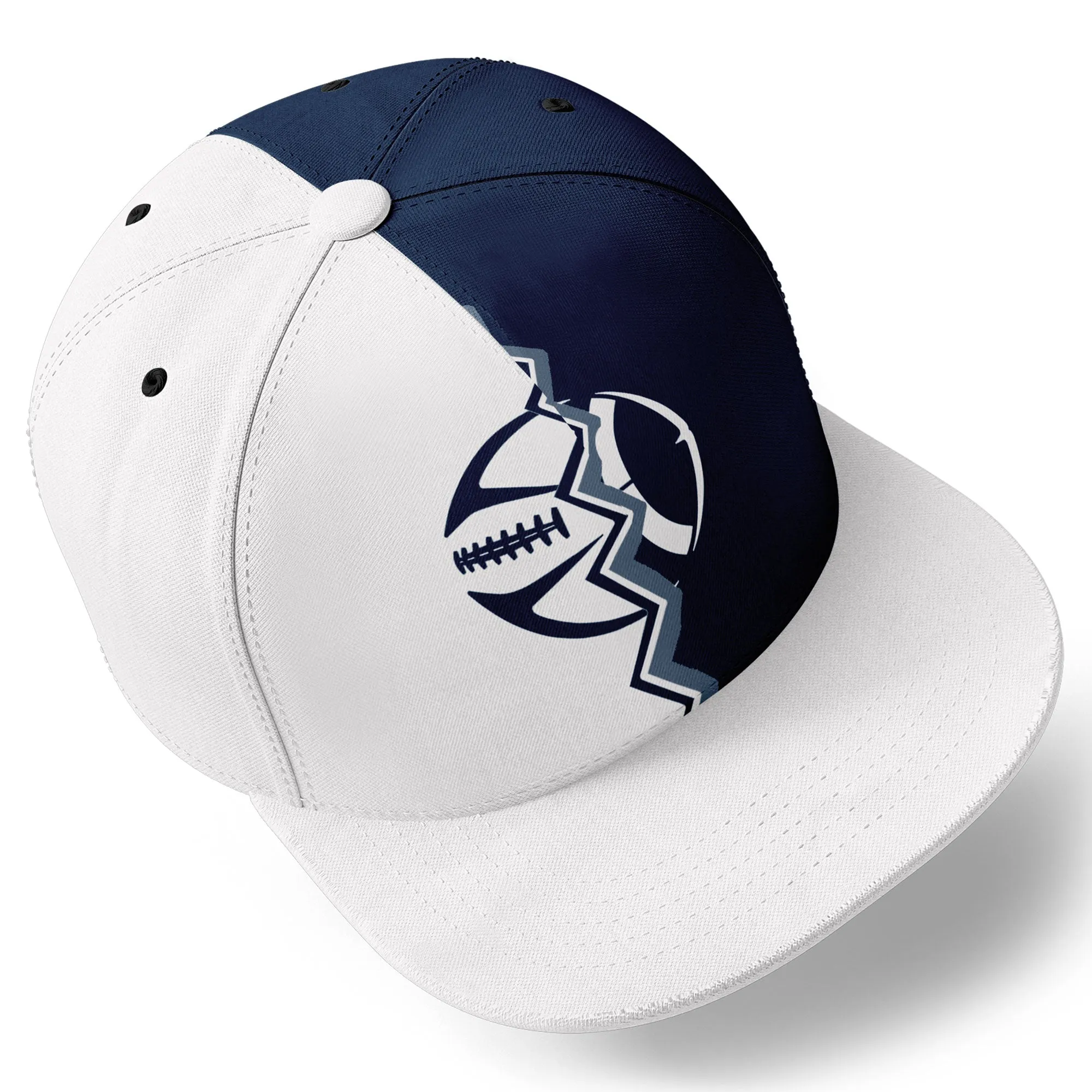 Custom Deep Blue White Texas MaxSoul Shoes and Hat Combo Offer Personalized Combo ZH-D028017-5