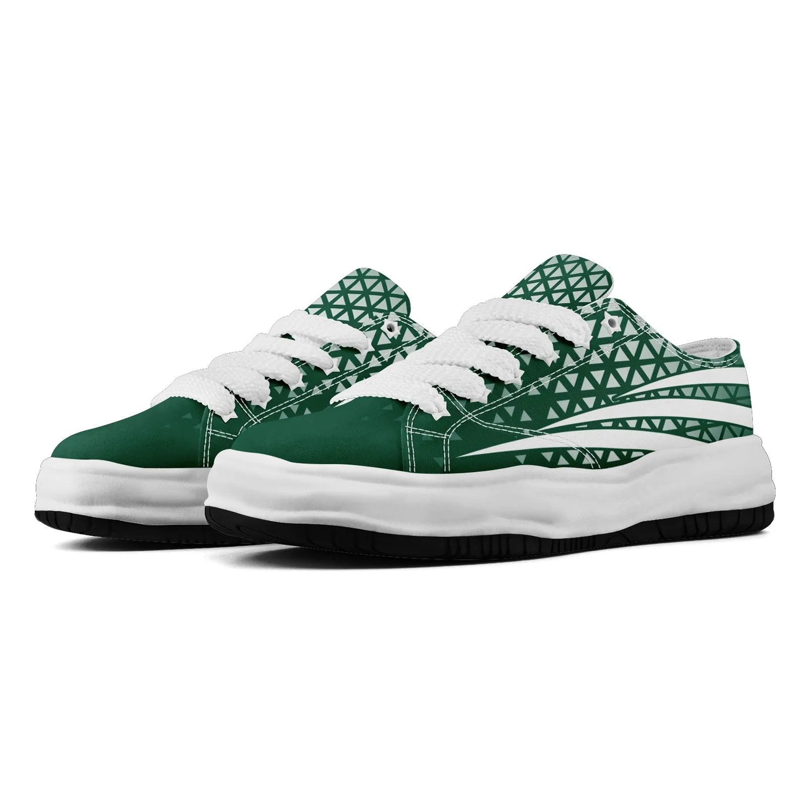 Custom Green White New York Shoes Personalized Sneaker FN038-D023003-28 Custom Online