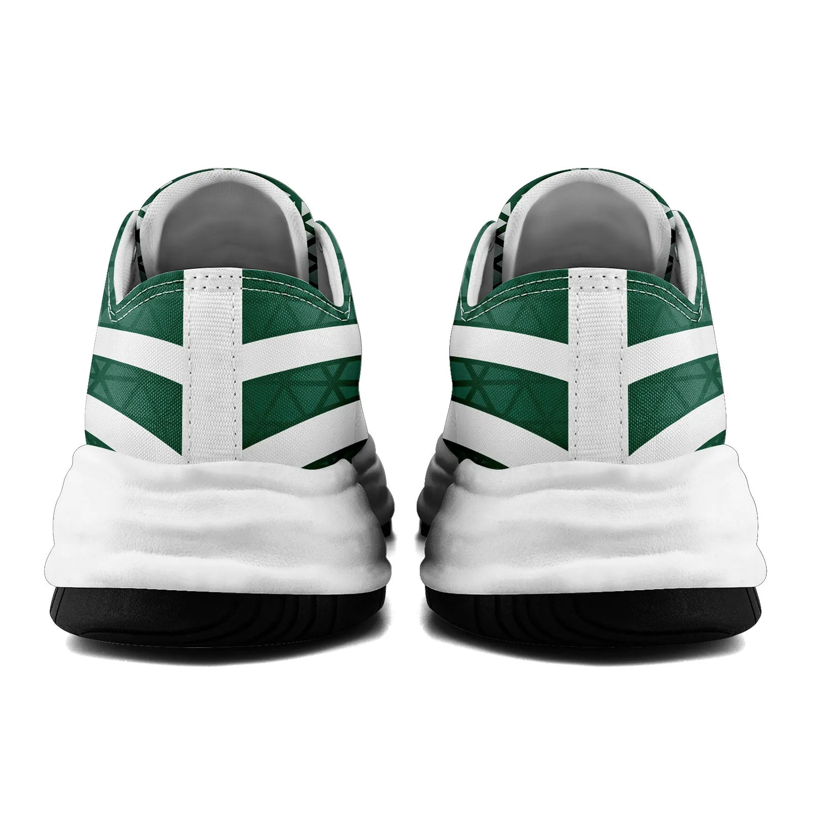 Custom Green White New York Shoes Personalized Sneaker FN038-D023003-28