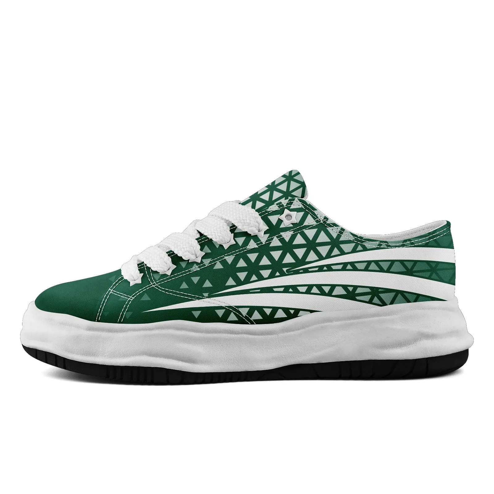 Custom Green White New York Shoes Personalized Sneaker FN038-D023003-28