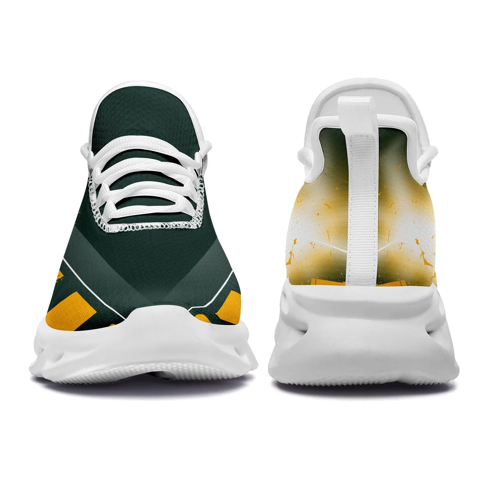 Custom Green Yellow Green Bay Maxsoul Shoes Personalized Sneaker FN003-D020260-13