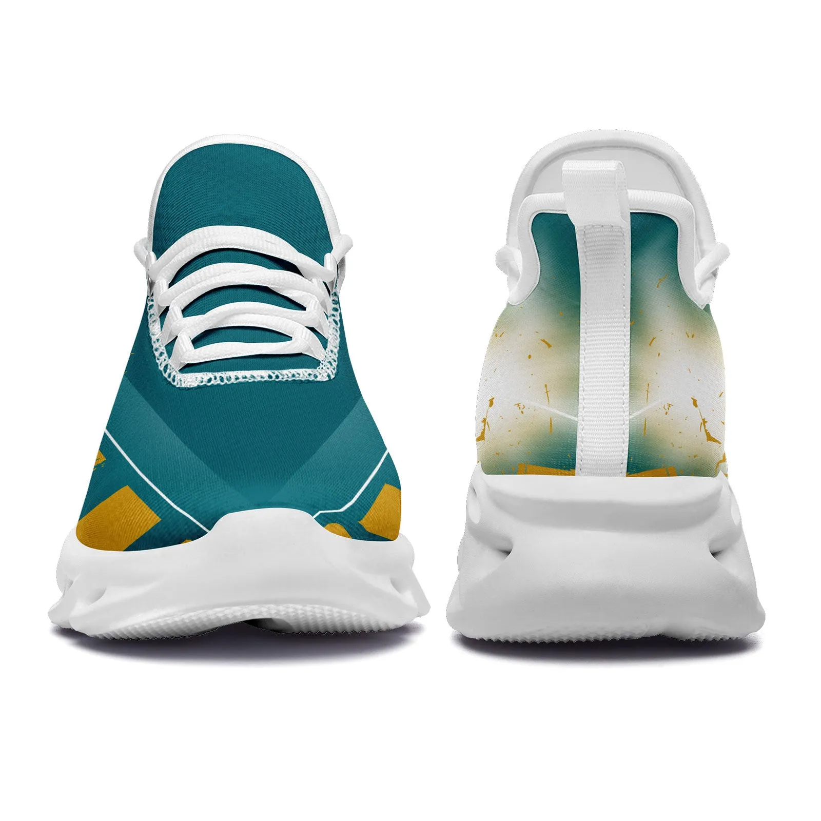 Custom Green Yellow Jacksonville Maxsoul Shoes Personalized Sneaker FN003-D020260-16