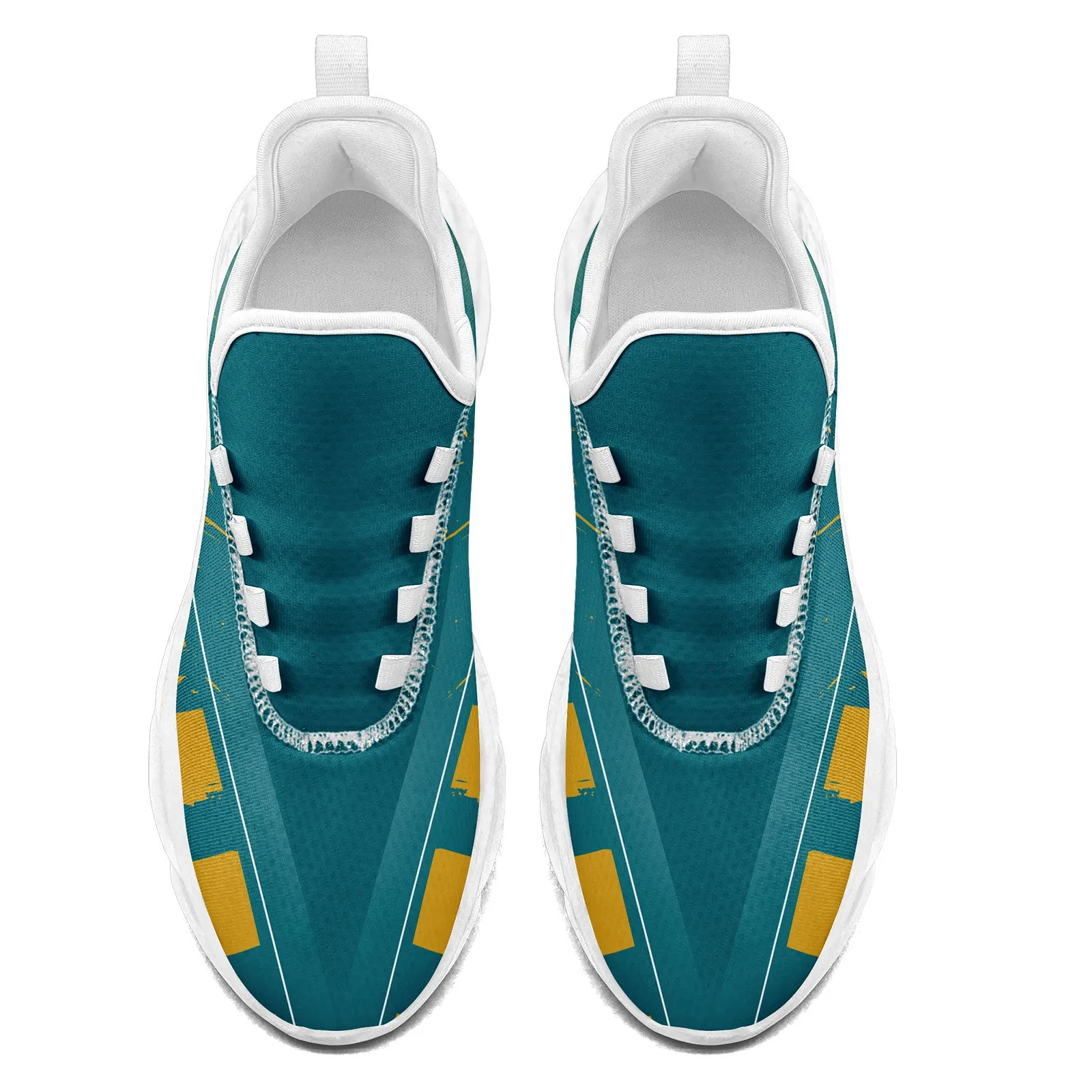 Custom Green Yellow Jacksonville Maxsoul Shoes Personalized Sneaker FN003-D020260-16