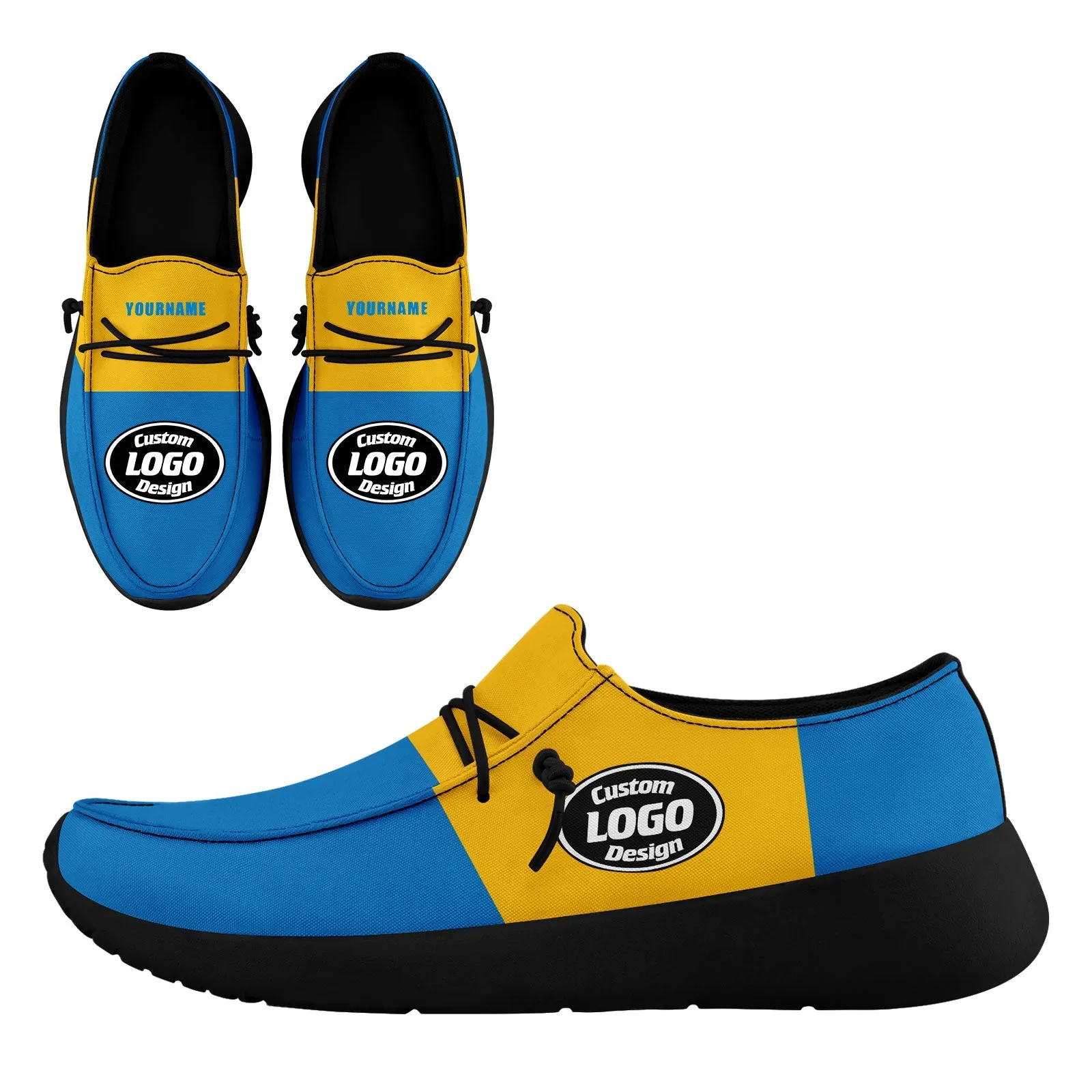 Custom Los Angeles Blue Yellow Shoes Personalized Sneaker FN018-D020278-22 Custom Online