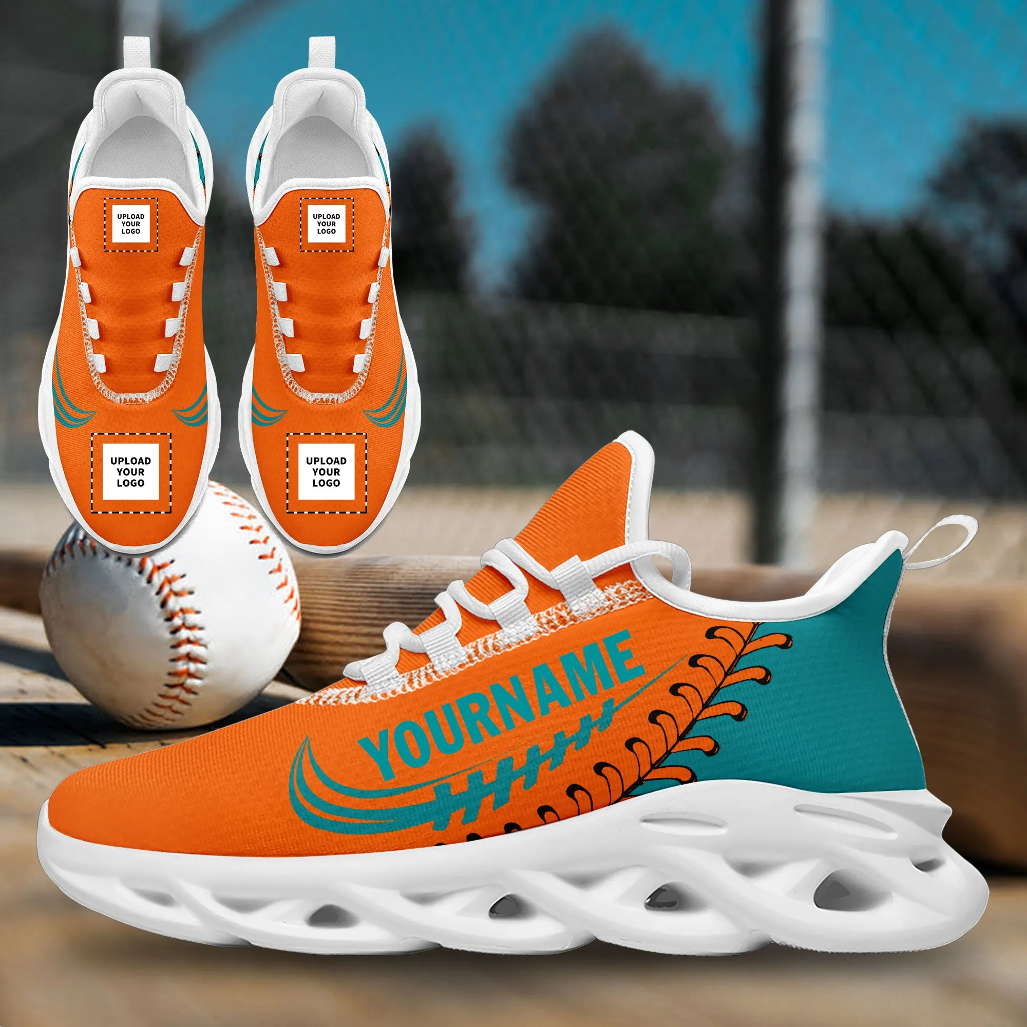 Custom Orange Jersey MaxSoul Shoes and Hat Combo Offer Personalized ZH-bd0b00e0-e