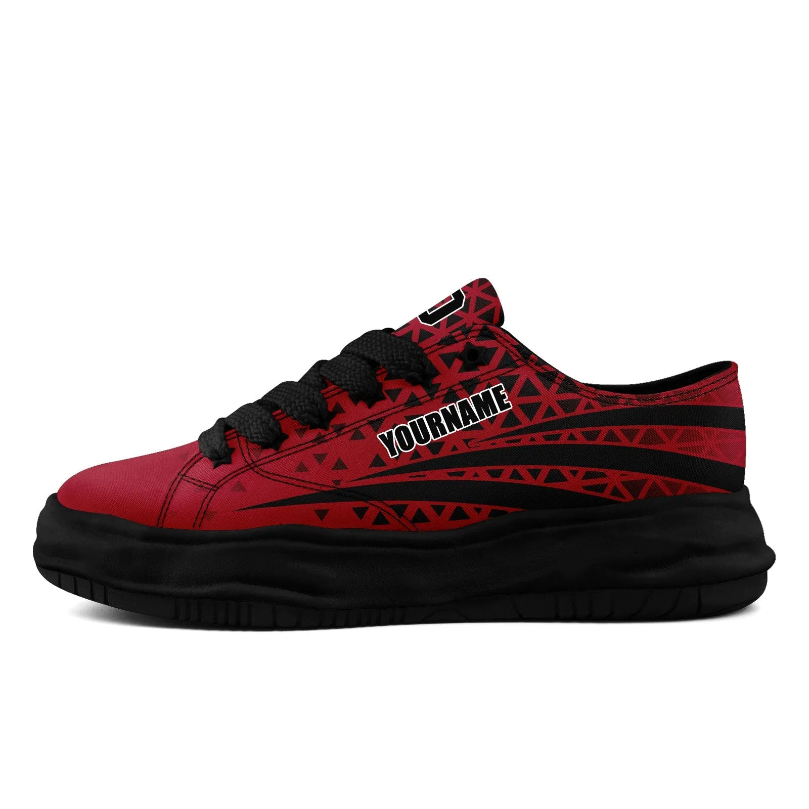 Custom Red Black Georgia Shoes Personalized Sneaker FN038-D023003-3 Custom Online