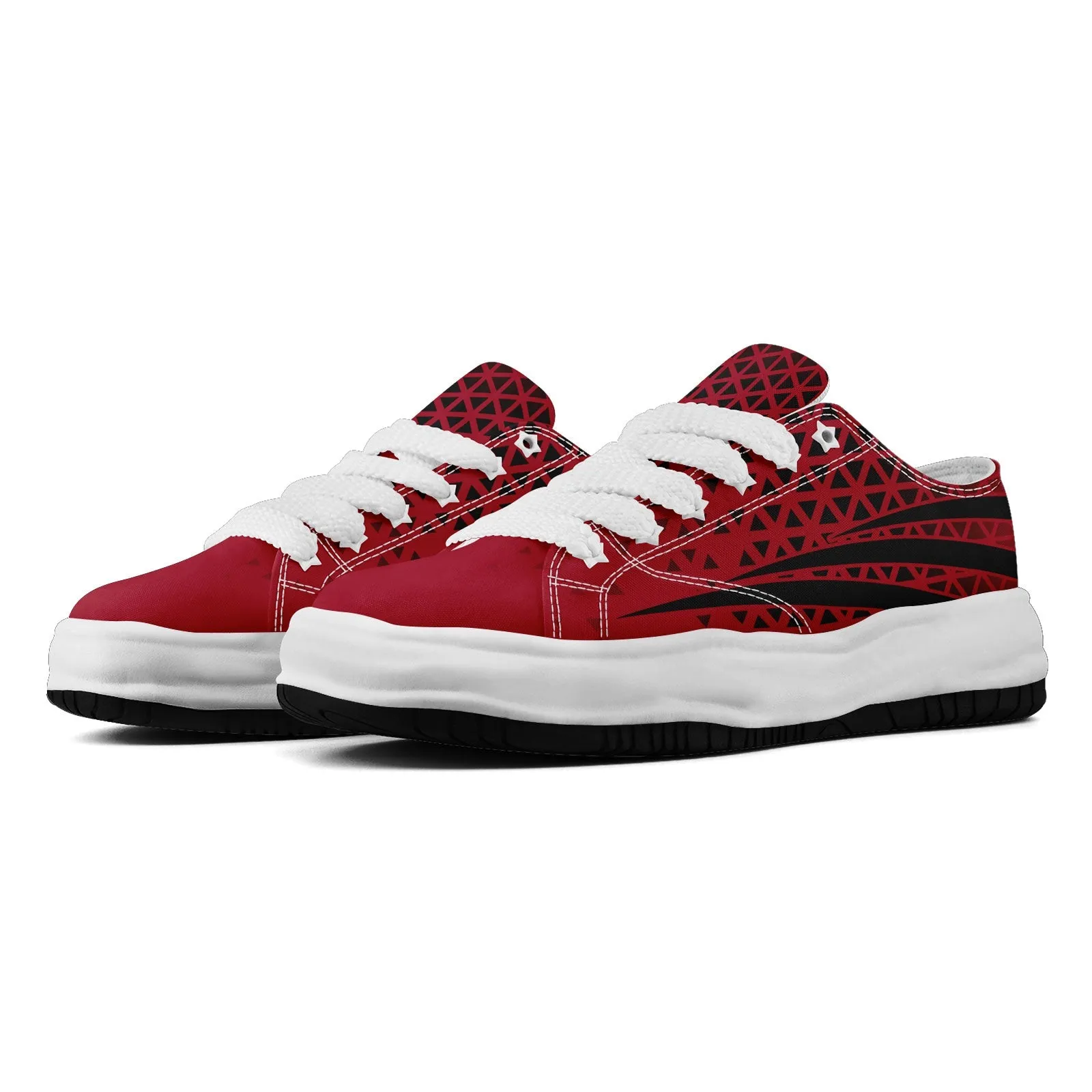 Custom Red Black Georgia Shoes Personalized Sneaker FN038-D023003-3 Custom Online