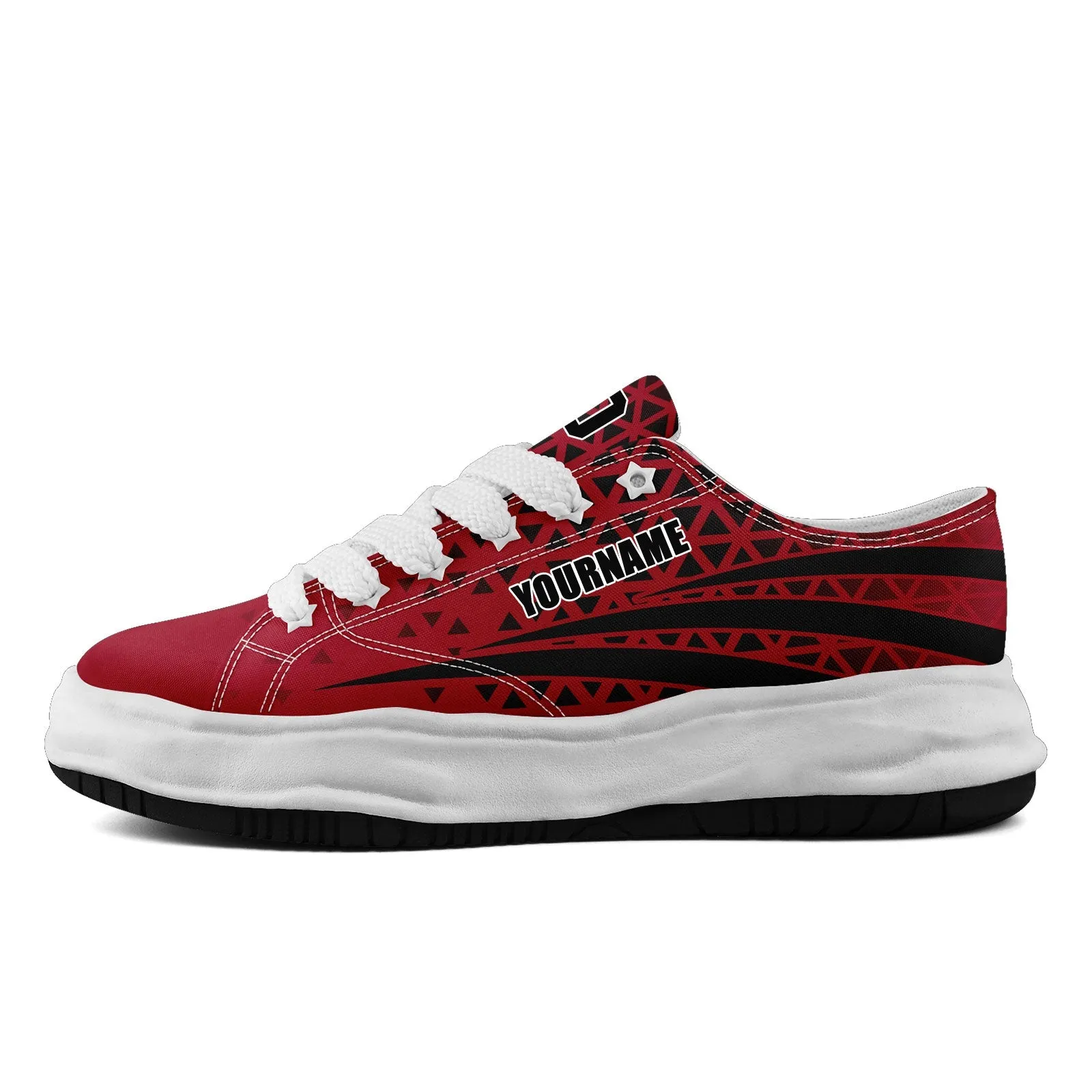 Custom Red Black Georgia Shoes Personalized Sneaker FN038-D023003-3 Custom Online