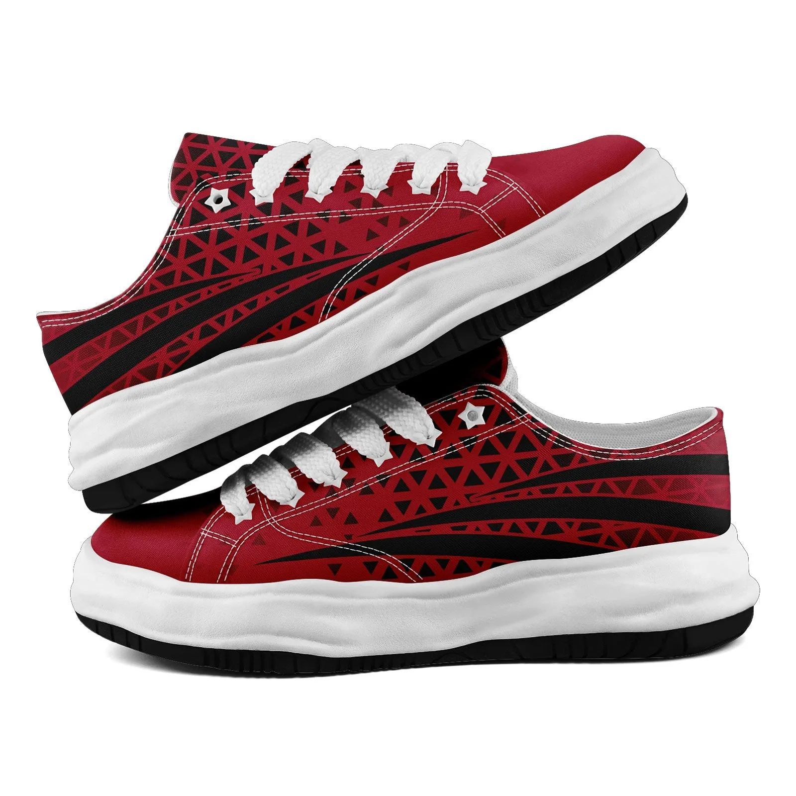 Custom Red Black Georgia Shoes Personalized Sneaker FN038-D023003-3 Custom Online