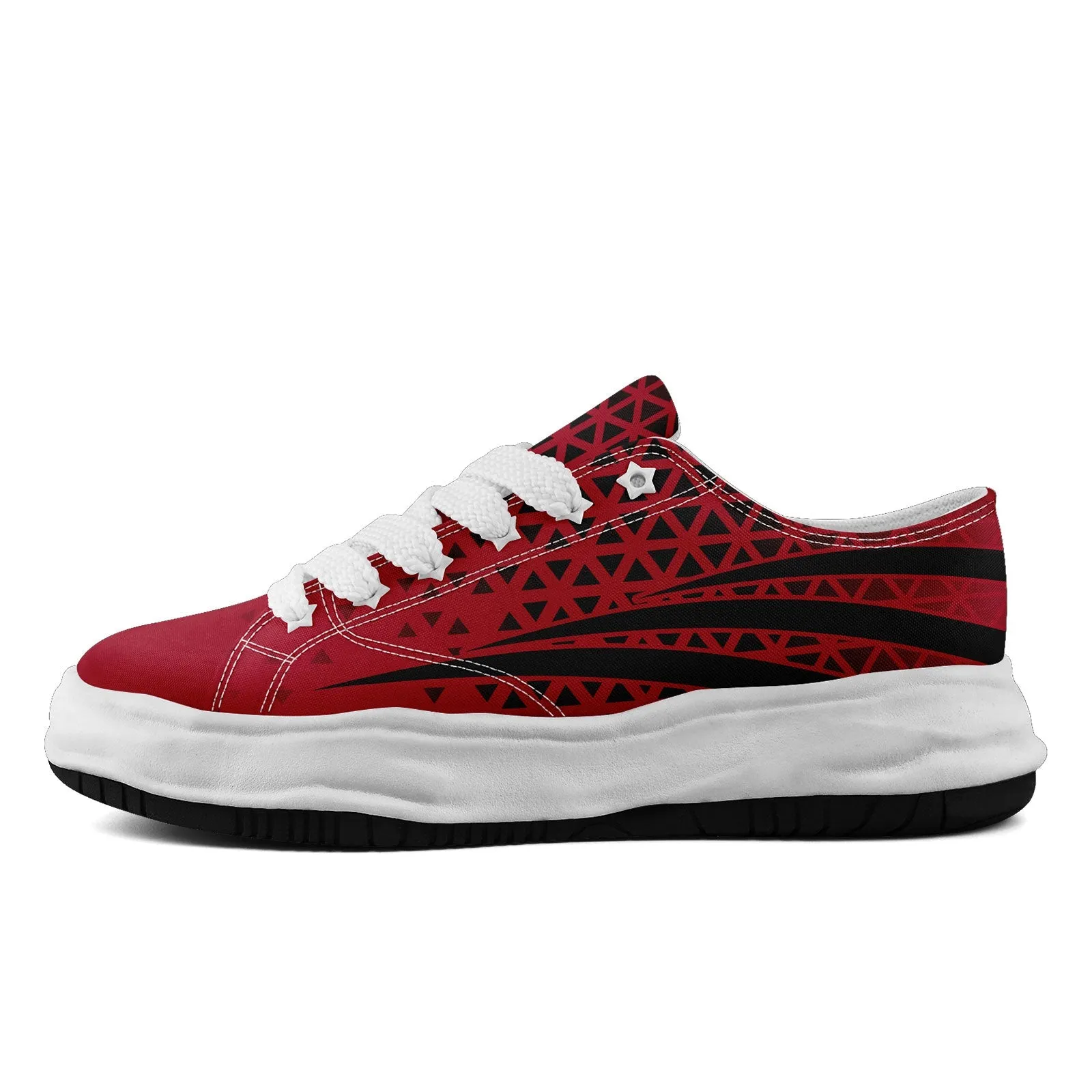 Custom Red Black Georgia Shoes Personalized Sneaker FN038-D023003-3 Custom Online