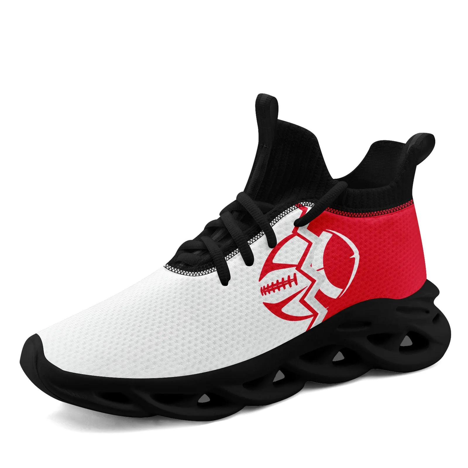 Custom Red White Missouri MaxSoul Shoes and Hat Combo Offer Personalized Combo ZH-D028017-25