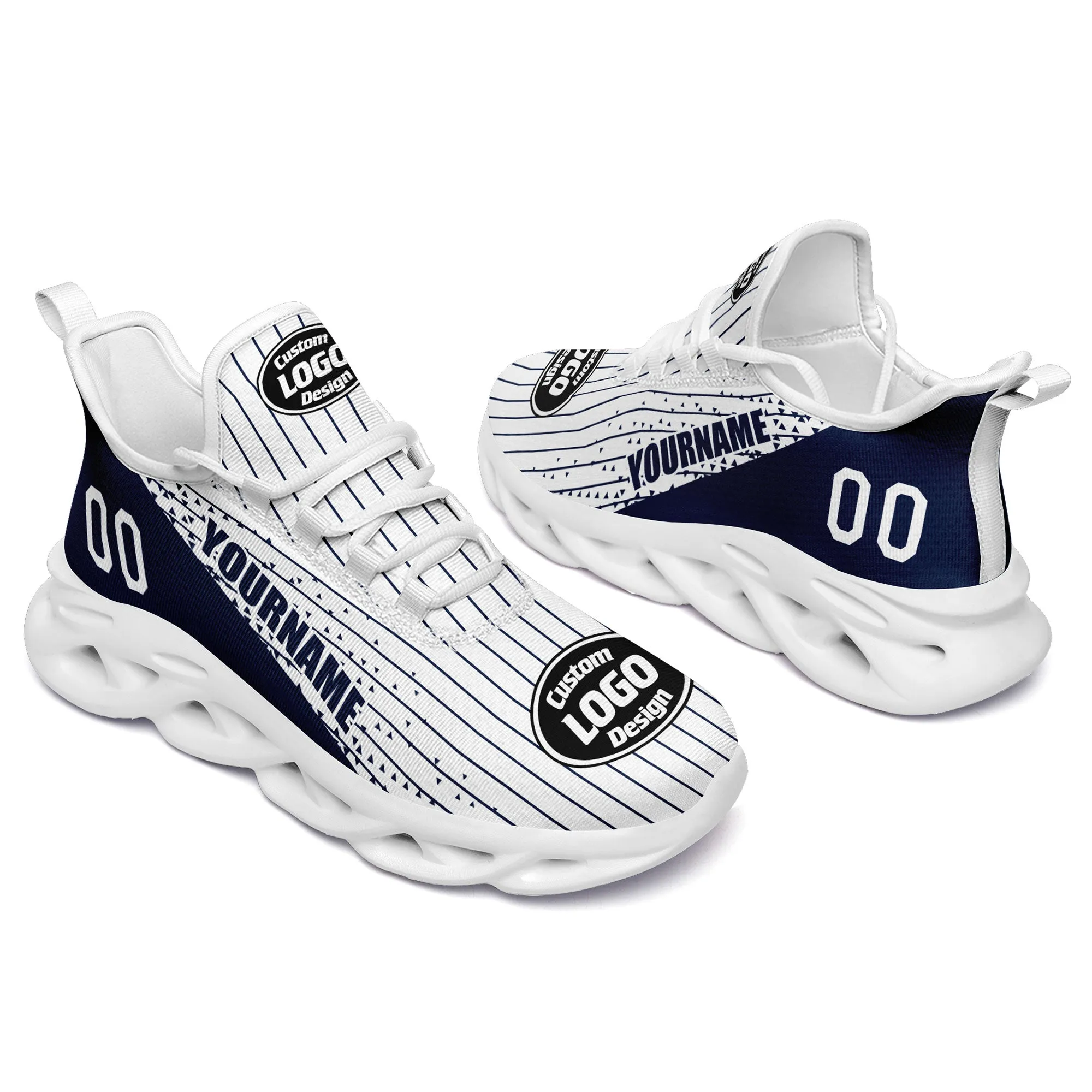 Custom White Blue Jersey MaxSoul Shoes and Hat Combo Offer Personalized ZH-D0b0089-a