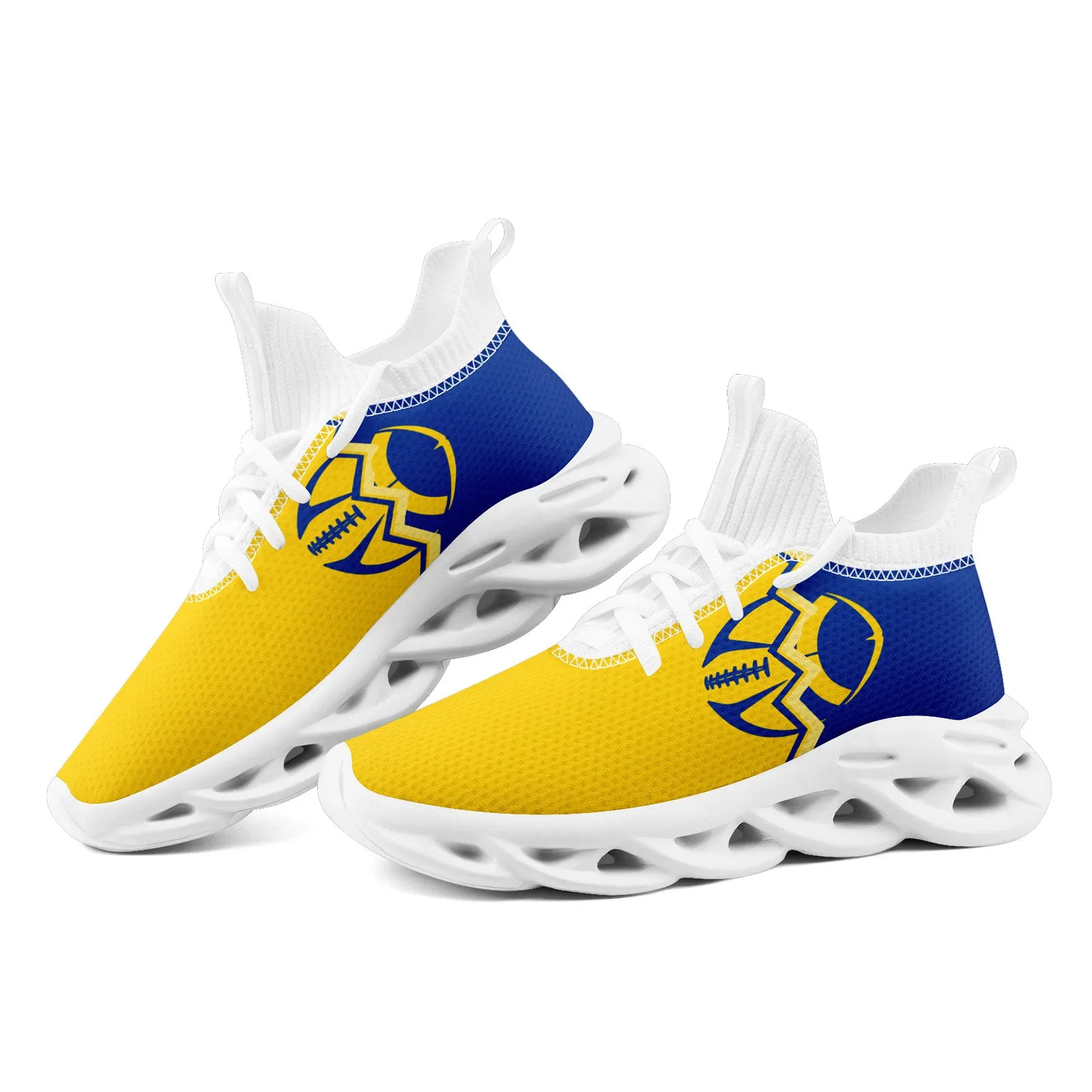 Custom Yellow Blue California Maxsoul Shoes Personalized Sneaker FN030A-D028017-8