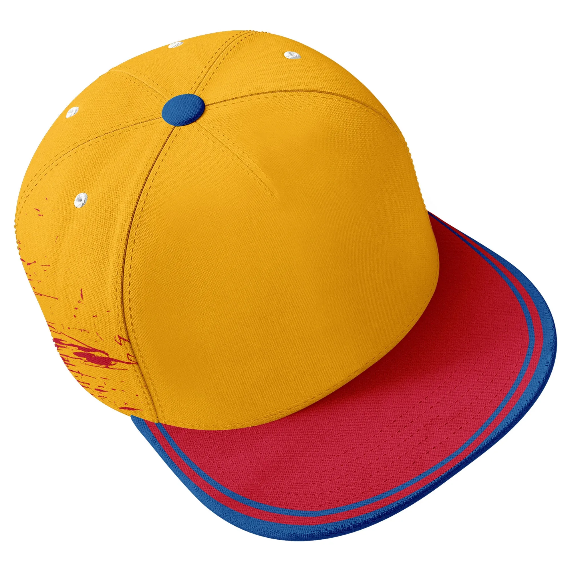 Custom Yellow Red Blue Pittsburgh MaxSoul Shoes and Hat Combo Offer Personalized Combo ZH-D020264-30