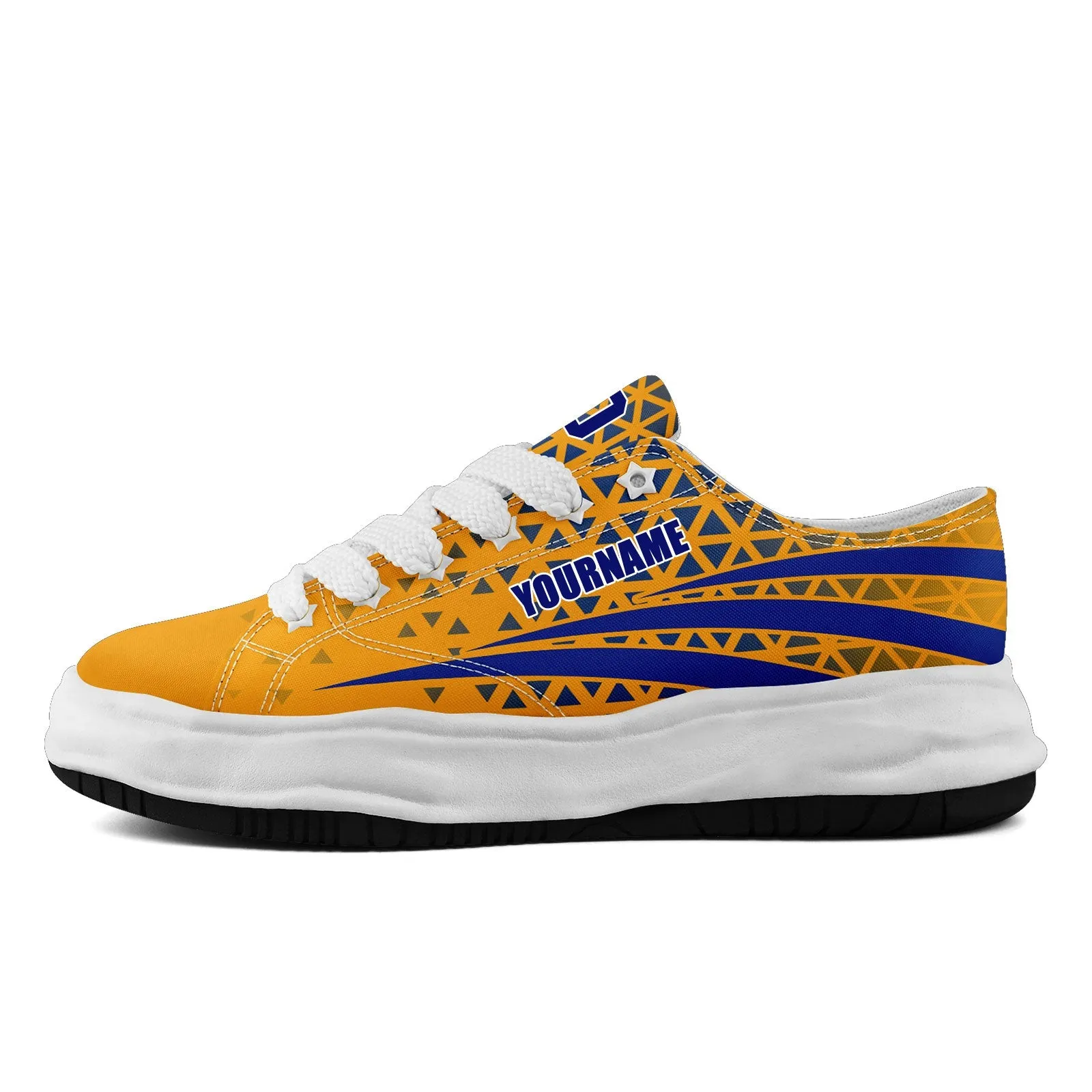 Custom Yellow White California Shoes Personalized Sneaker FN038-D023003-15 Custom Online