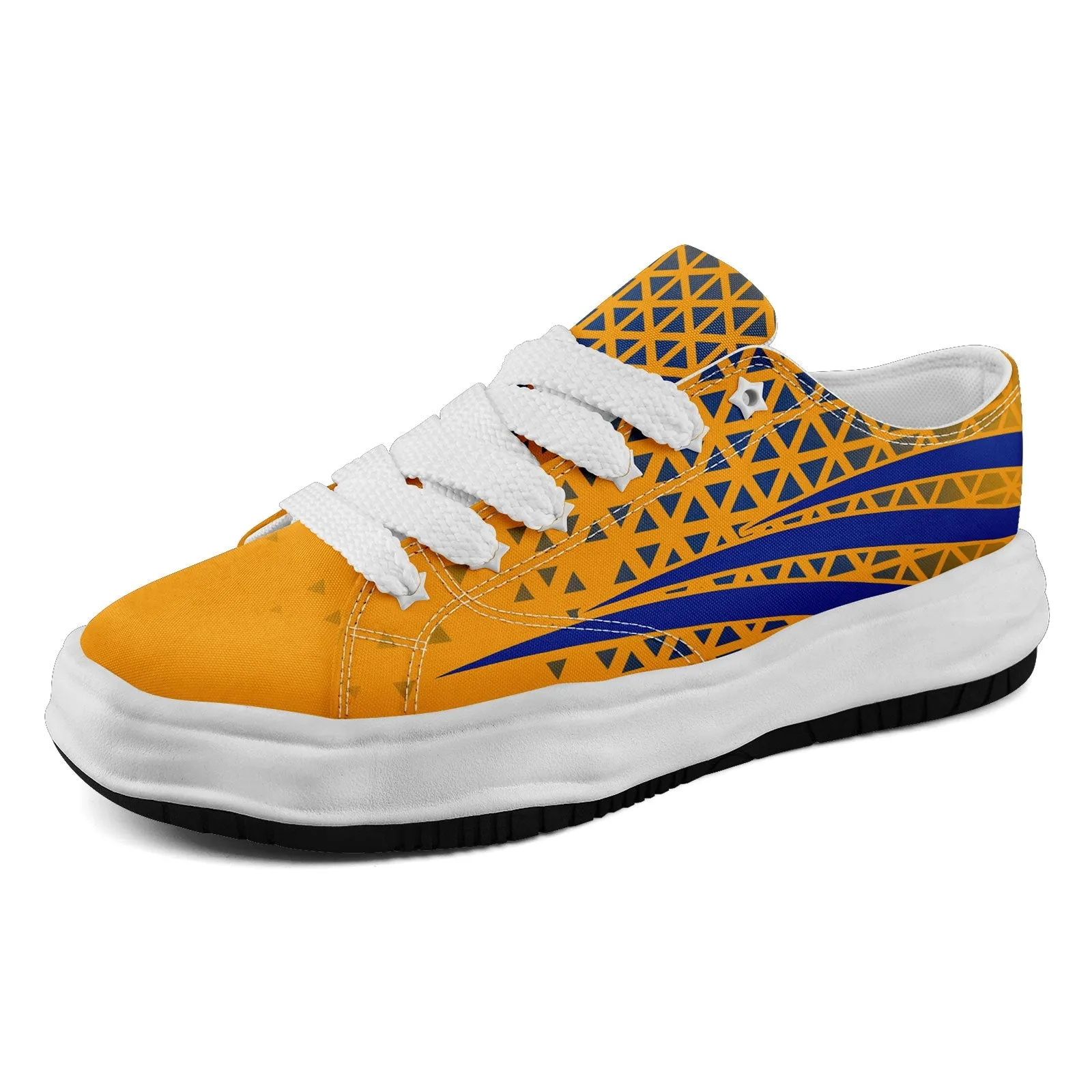 Custom Yellow White California Shoes Personalized Sneaker FN038-D023003-15 Custom Online