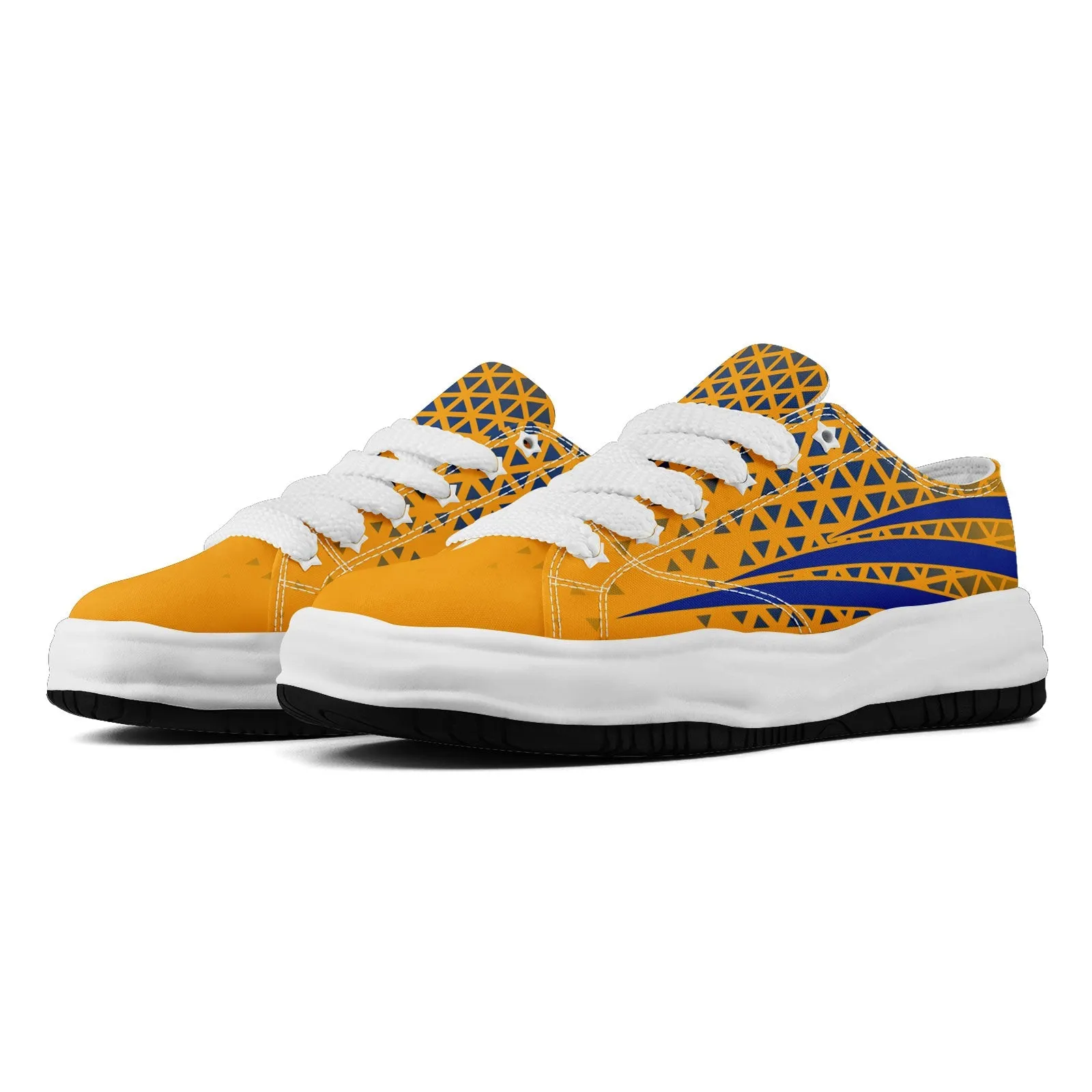 Custom Yellow White California Shoes Personalized Sneaker FN038-D023003-15 Custom Online