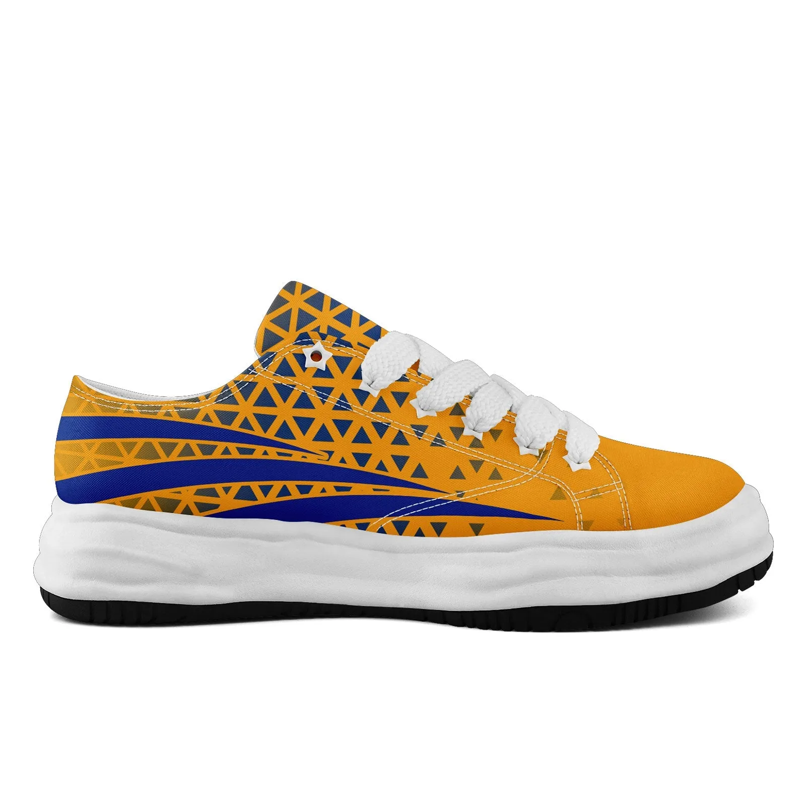 Custom Yellow White California Shoes Personalized Sneaker FN038-D023003-15 Custom Online