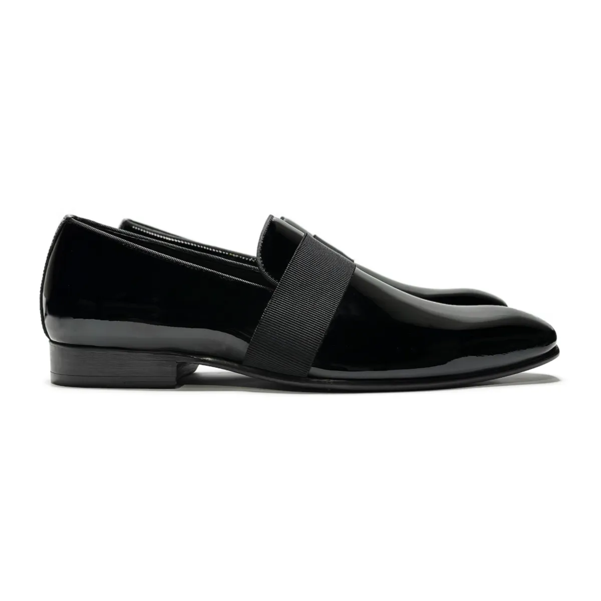 Darvios Patent Tuxedo Slip-On Shoes