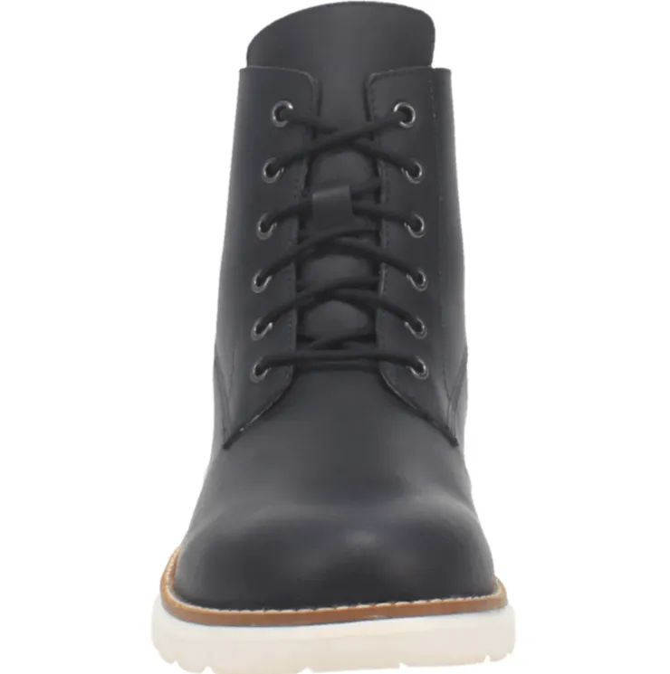 Dingo Men's #Blacktop Navy Leather Lace Up Boots DI 311